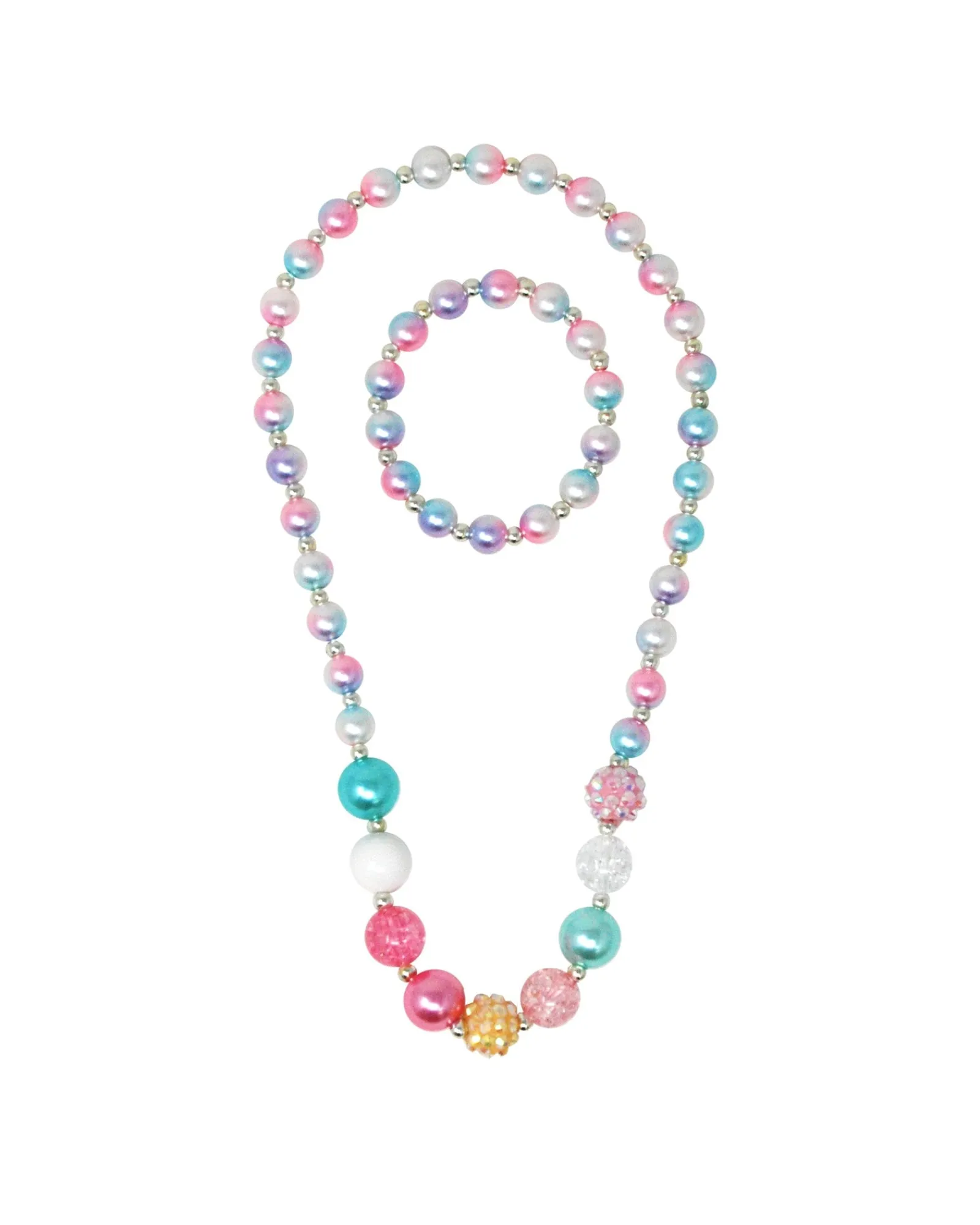 Pink Poppy Necklace Bracelet My Mermaid Pearl Online