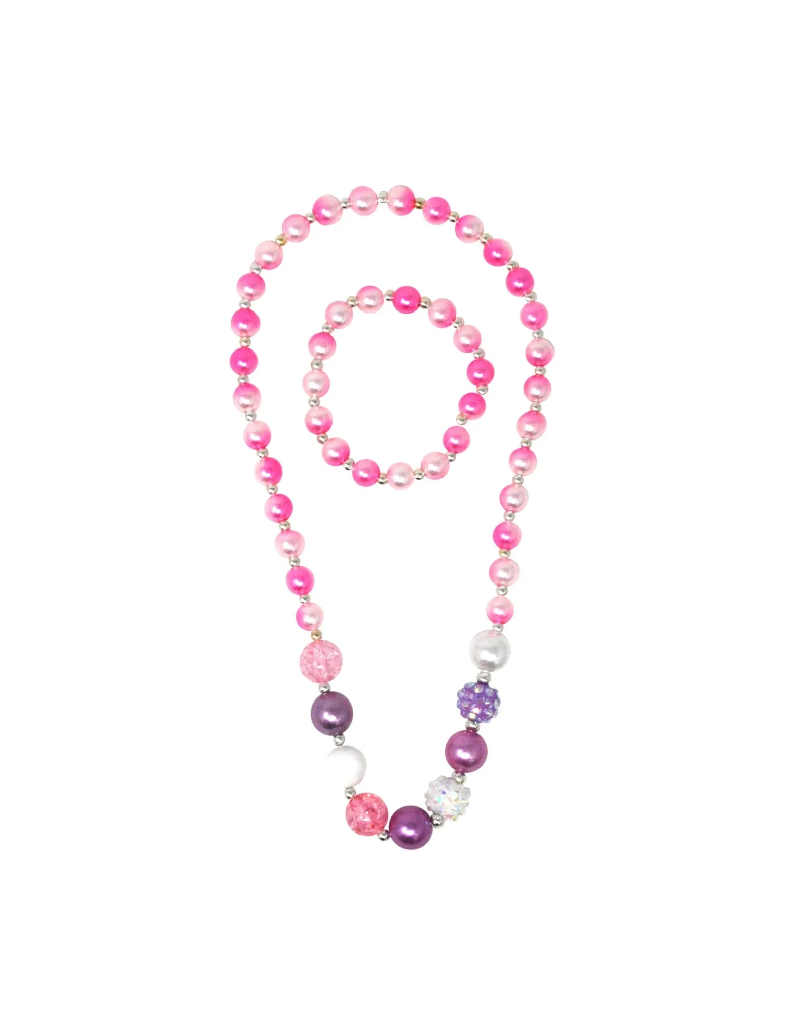 Pink Poppy Necklace Bracelet My Mermaid Pearl Online