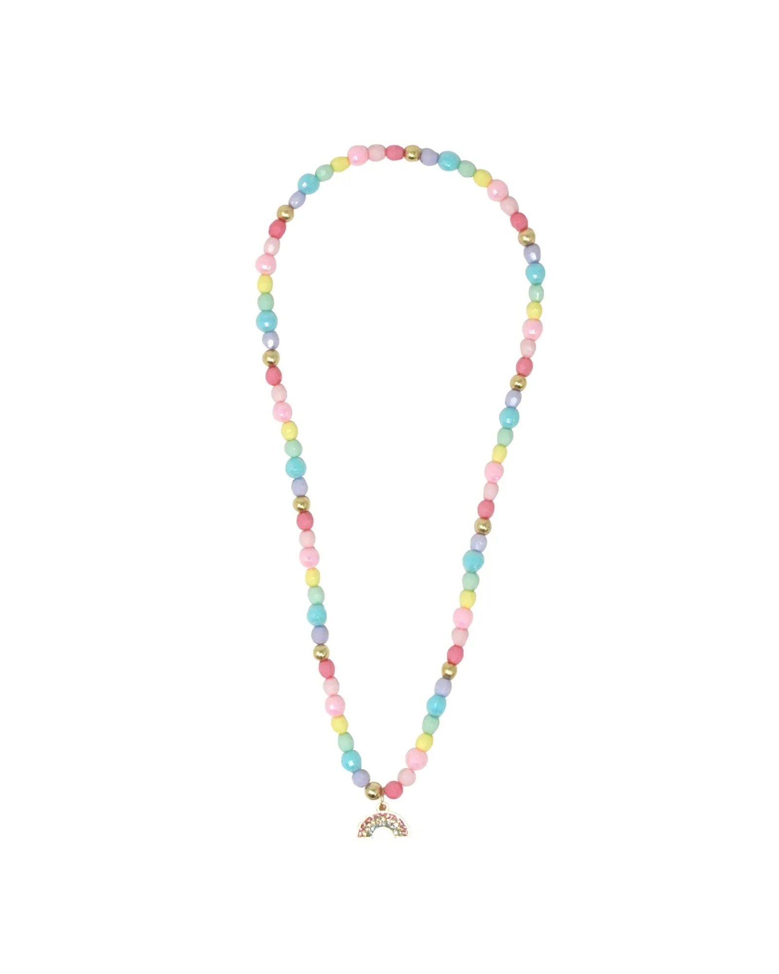 Pink Poppy Necklace Smile Be Happy Rainbow Cheap