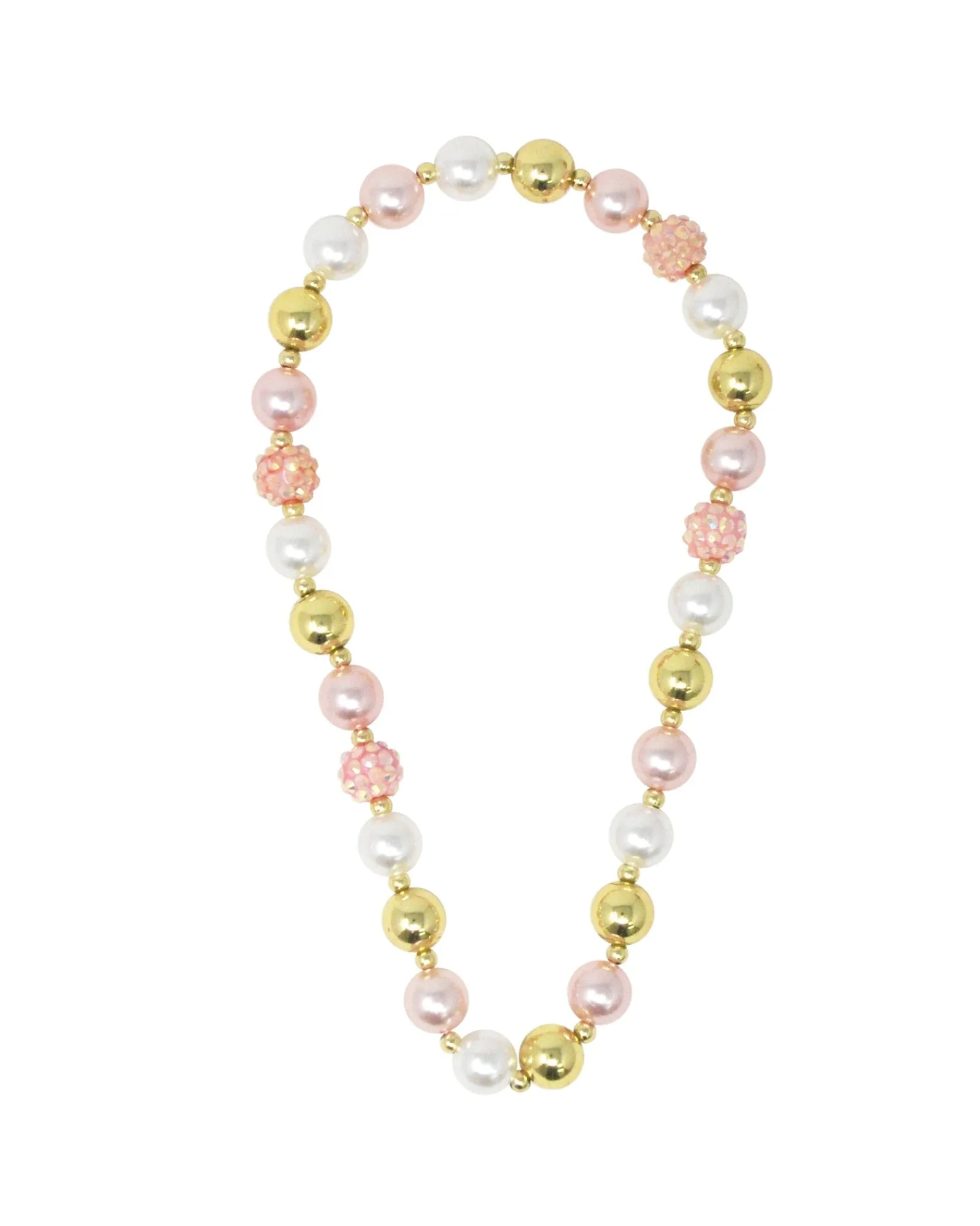 Pink Poppy Necklace You Are Golden Pearl Flash Sale