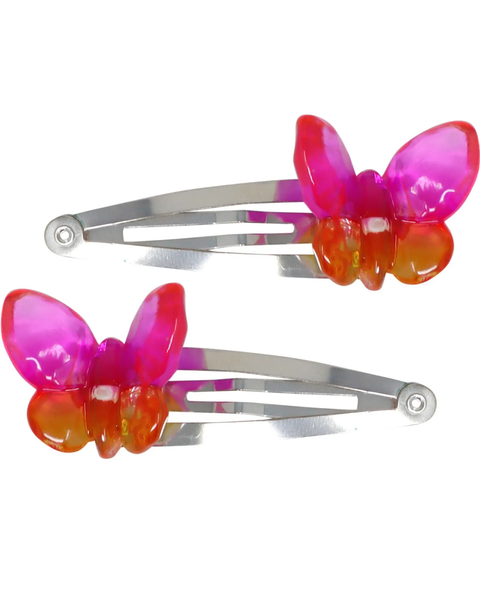 Pink Poppy Rainbow Butterfly Charm Hairclip Best