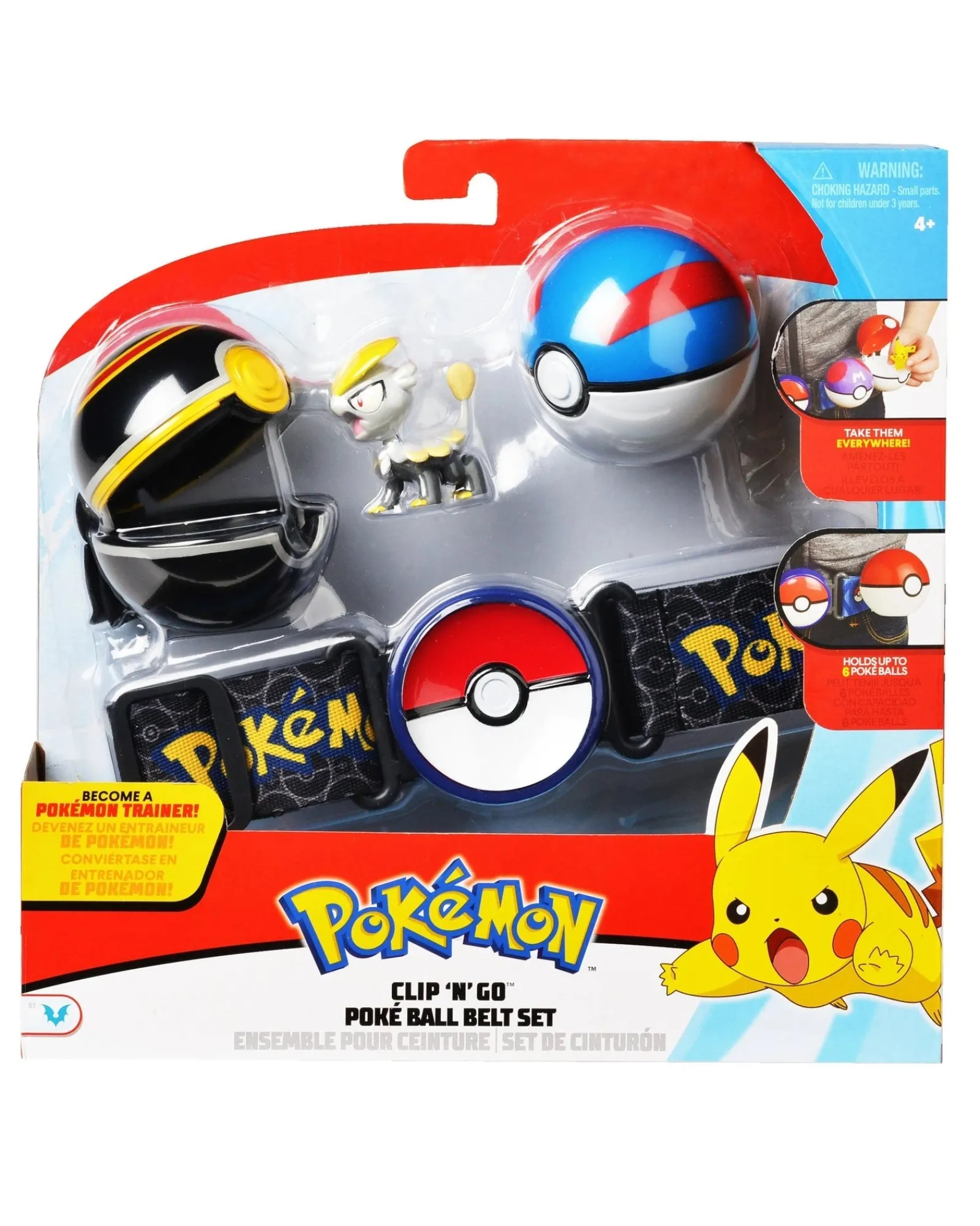 Pokemon Clip N Go Pokeball Belt Assorted Fashion