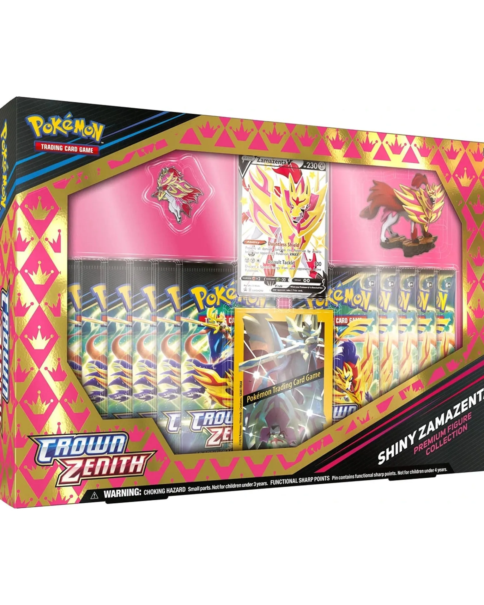 Pokemon Tcg Crown Zenith Shiny Zacian/Zamazenta Figure Box - Assorted Flash Sale