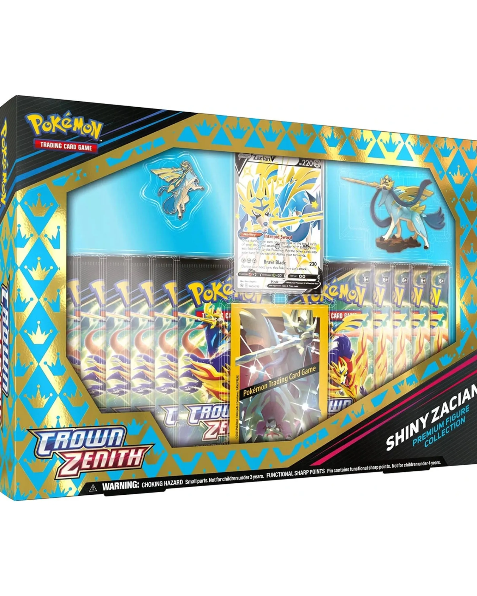 Pokemon Tcg Crown Zenith Shiny Zacian/Zamazenta Figure Box - Assorted Flash Sale