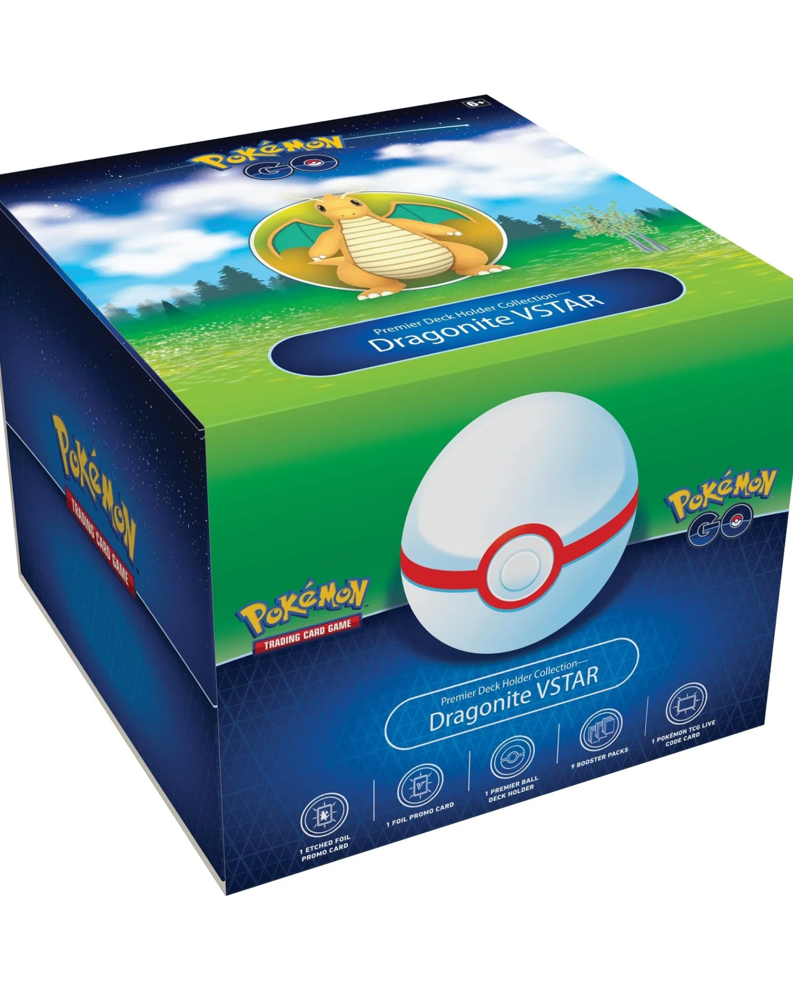 Pokemon Tcg Go Premier Deck Holder Collection Dragonite Sale