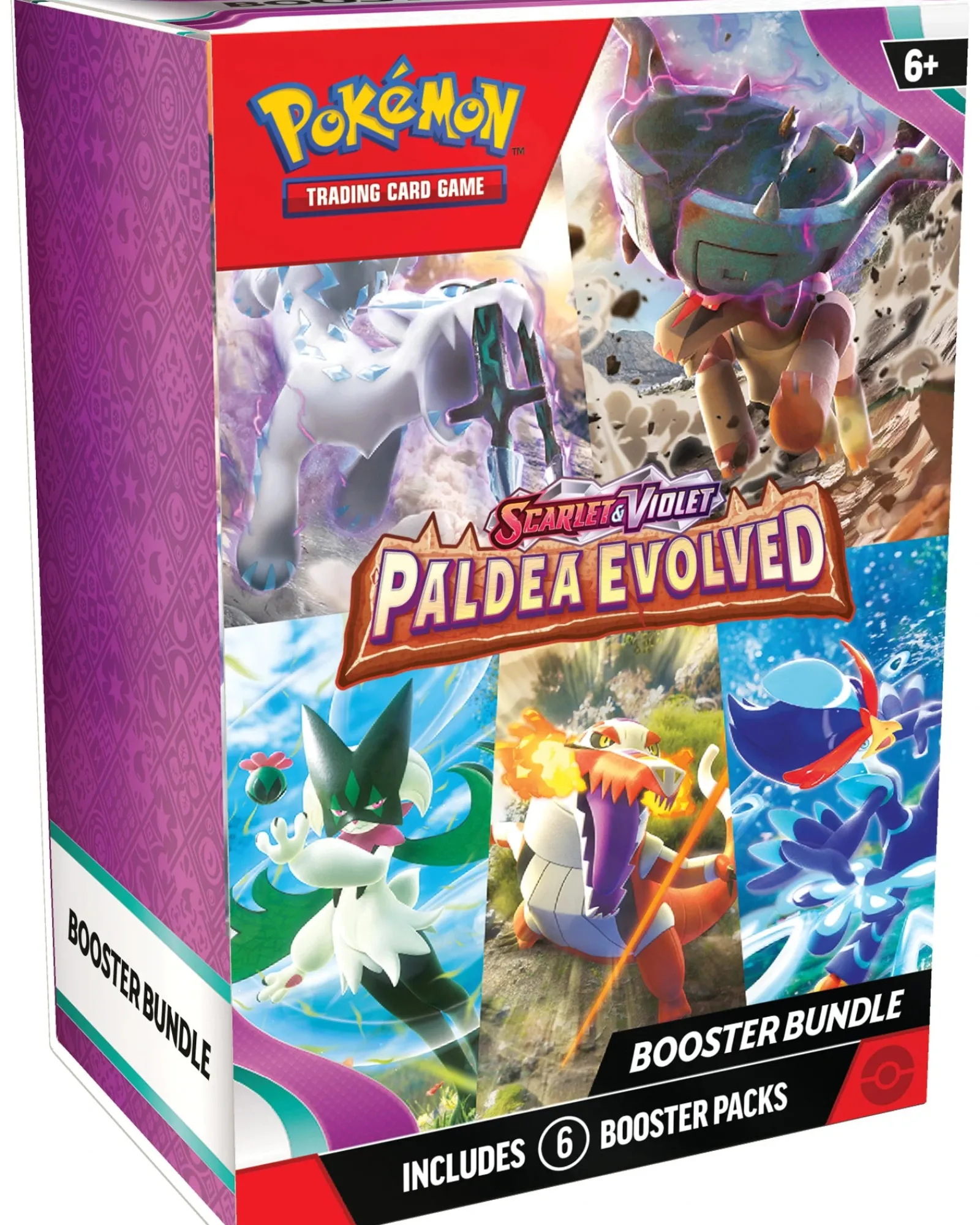 Pokemon Tcg Scarlet And Violet 2 Paldea Evolved Booster Bundle 6 Pack Outlet
