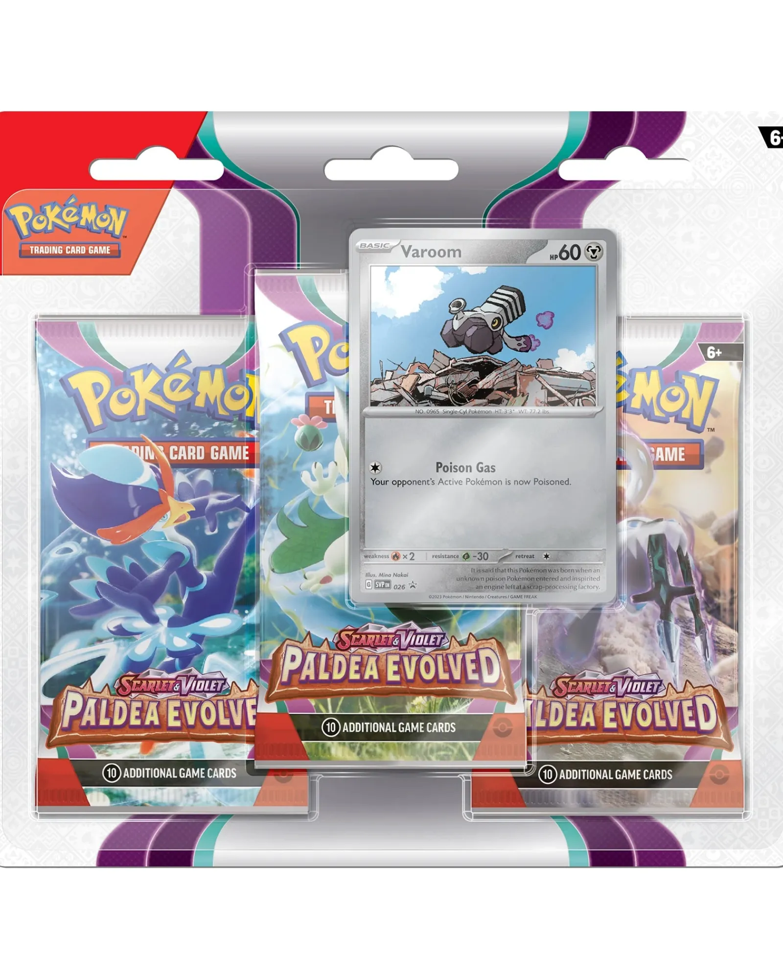 Pokemon Tcg Scarlet And Violet 2 Paldea Evolved Booster Bundle 3 Pack Cheap