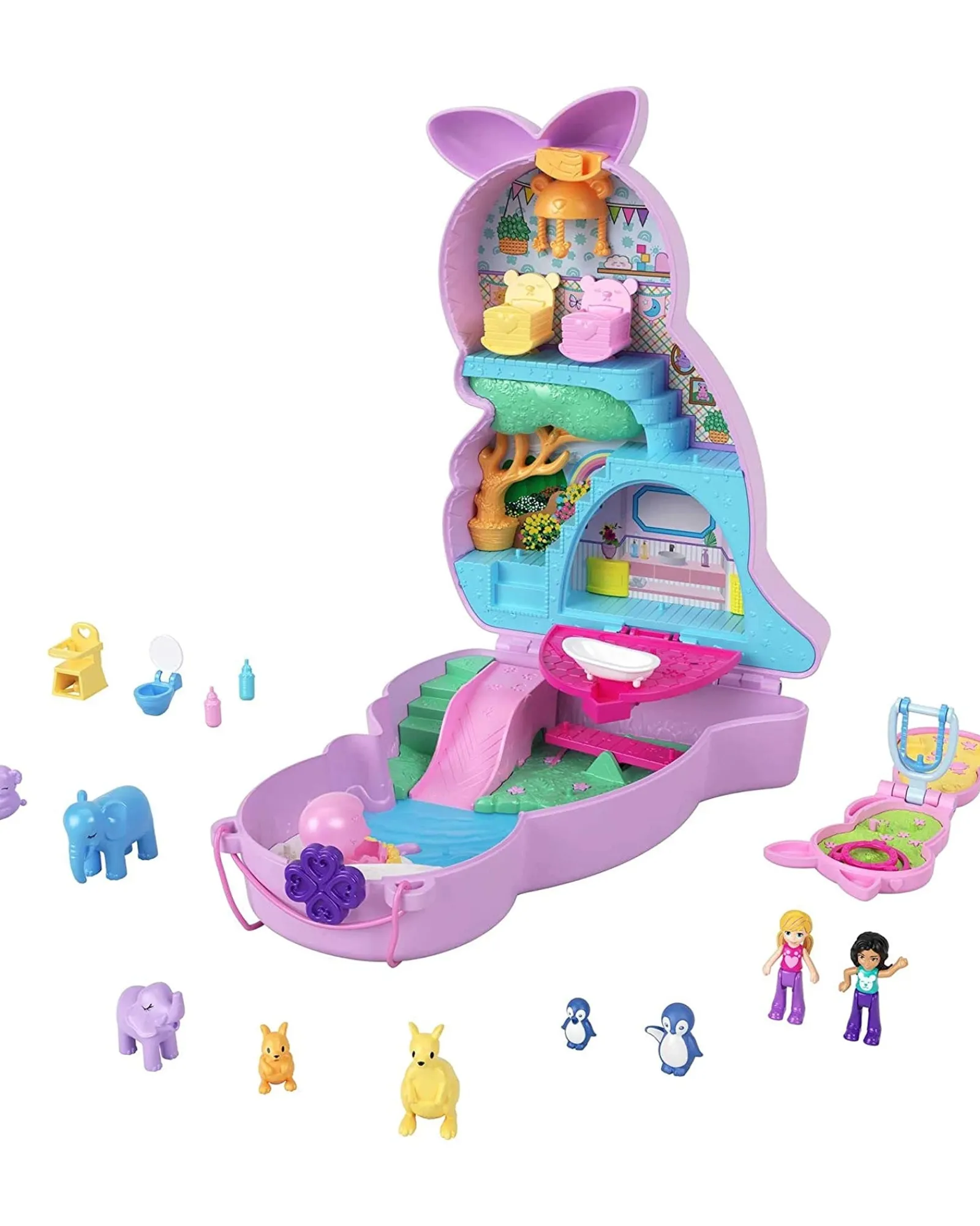 Polly Pocket Mama W Joey Kangaroo Purse Clearance