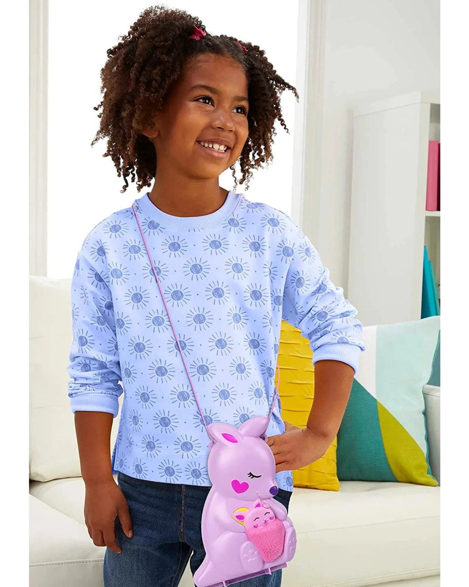 Polly Pocket Mama W Joey Kangaroo Purse Clearance