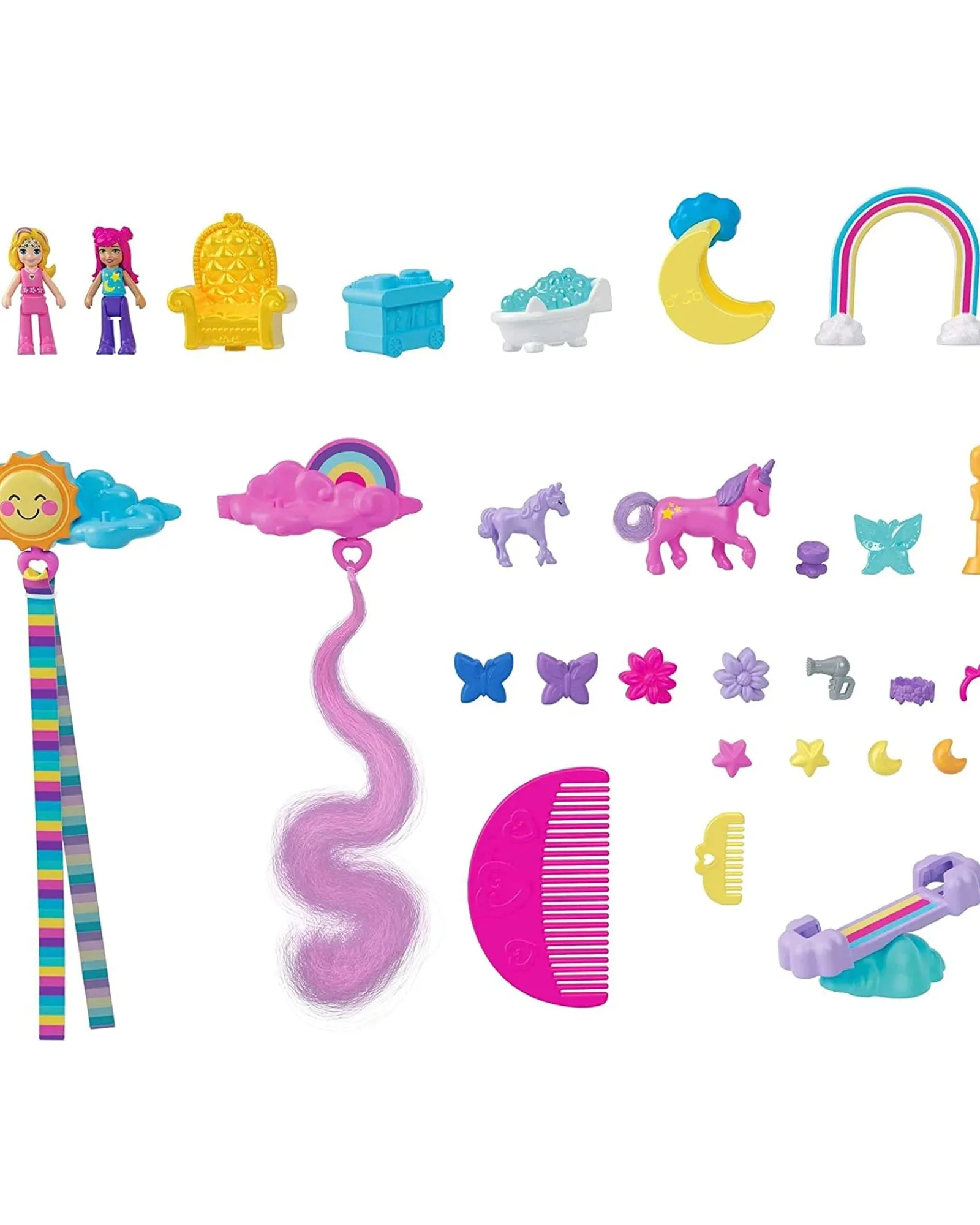 Polly Pocket Rainbow Unicorn Salon Online