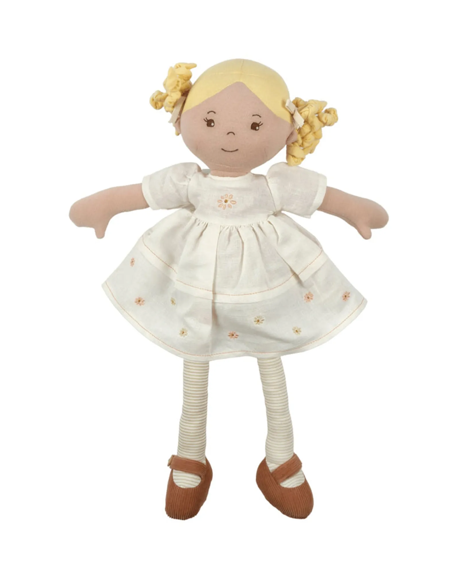 Bonikka Priscy Linen Doll With Blonde Hair Swingtag Flash Sale
