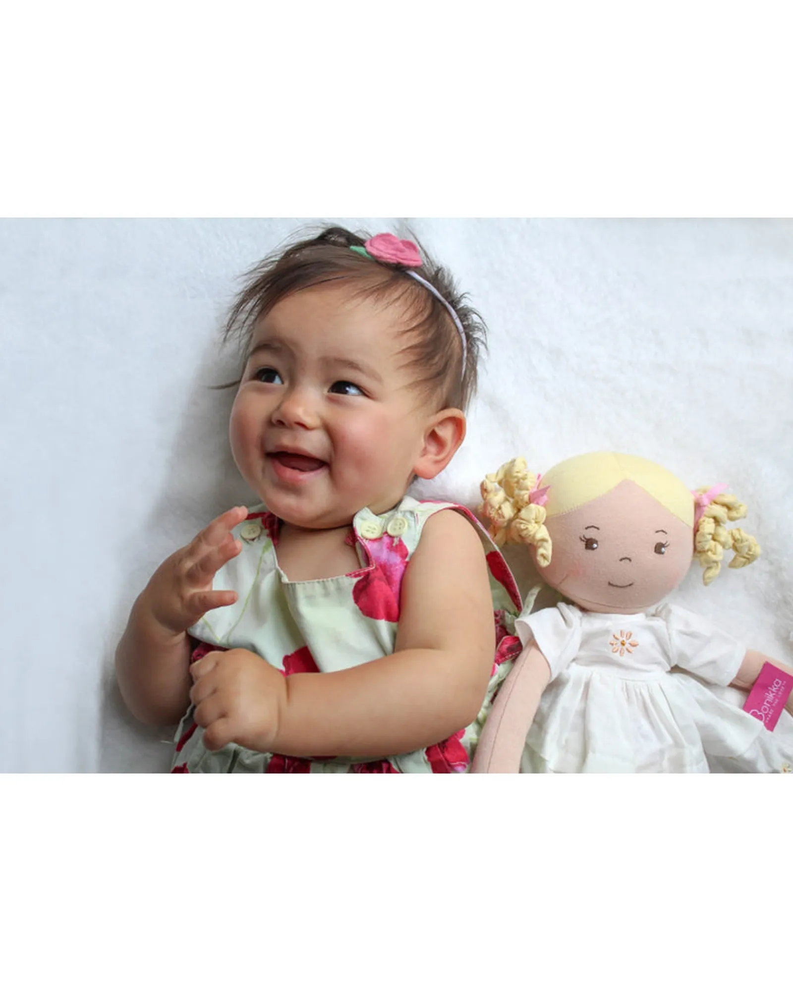 Bonikka Priscy Linen Doll With Blonde Hair Swingtag Flash Sale