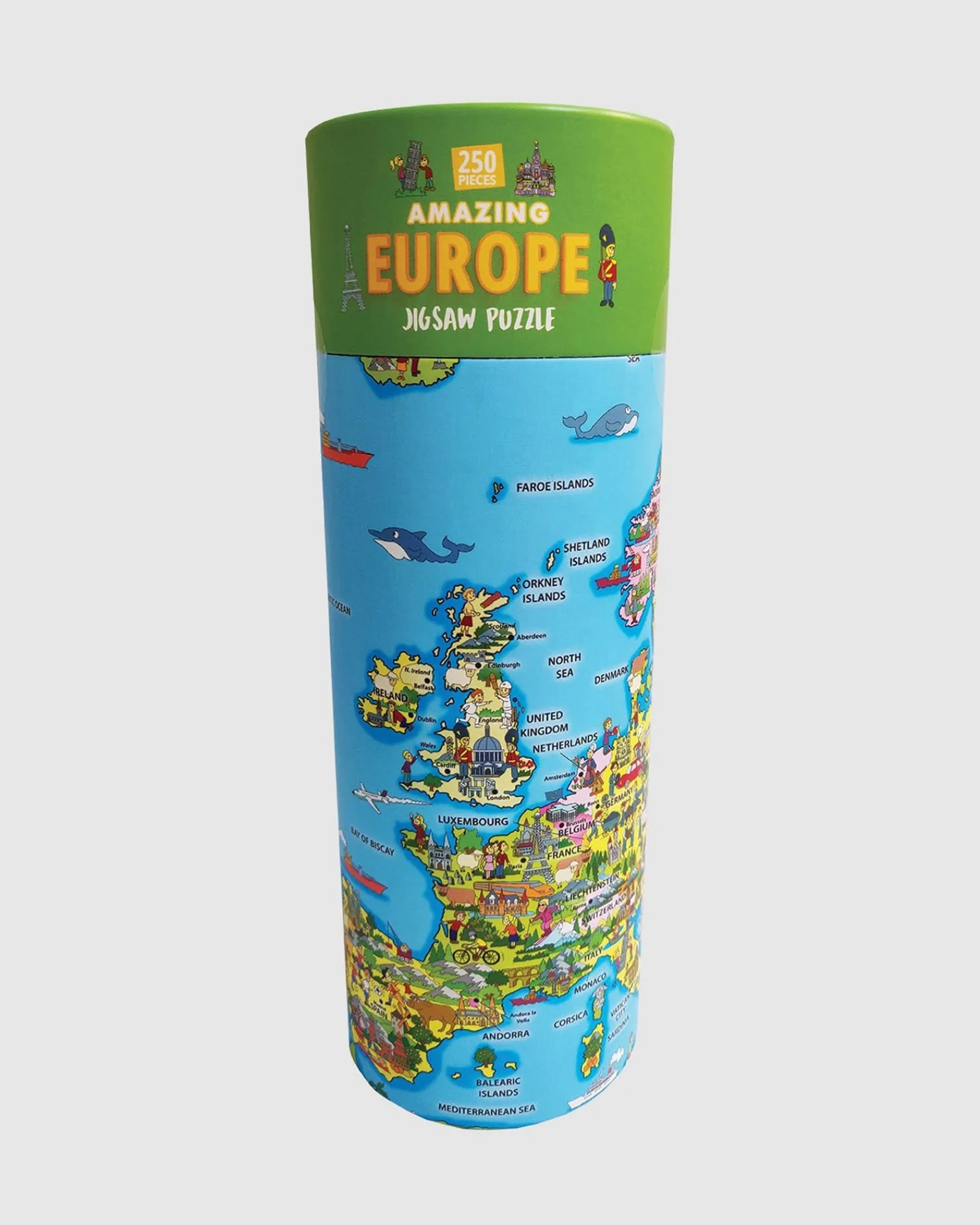 Amazing Puzzle Europe 250 Piece Jigsaw Fashion