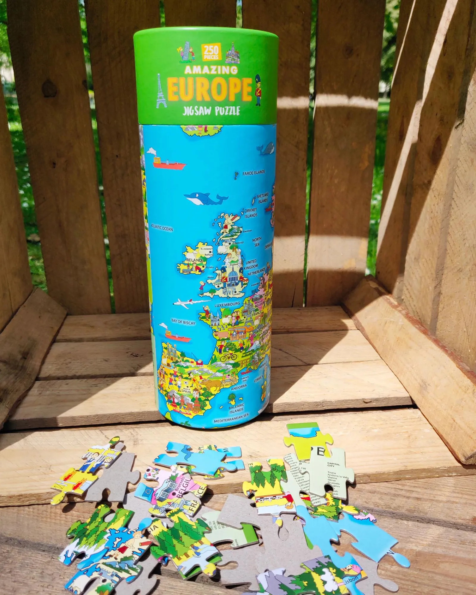 Amazing Puzzle Europe 250 Piece Jigsaw Fashion
