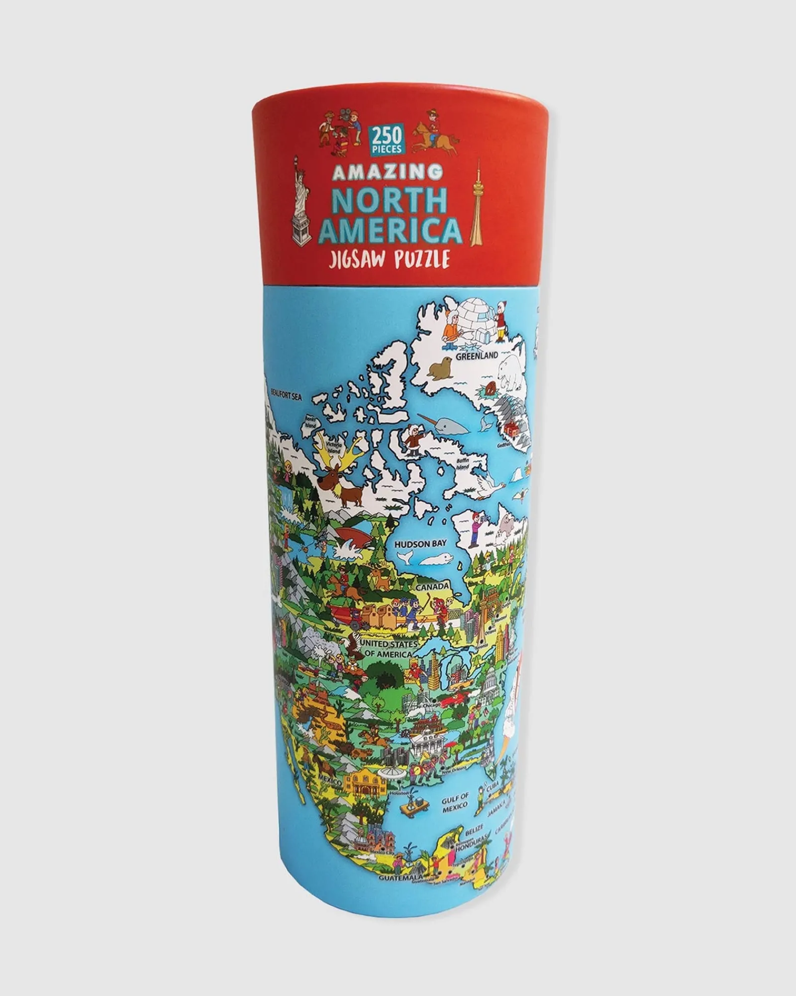 Amazing Puzzle North America 250 Piece Jigsaw Online