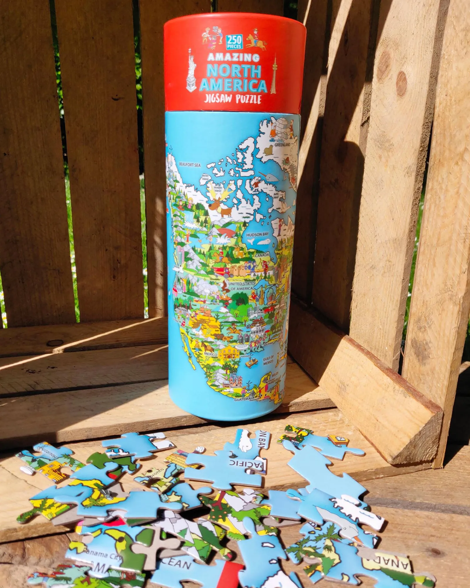 Amazing Puzzle North America 250 Piece Jigsaw Online
