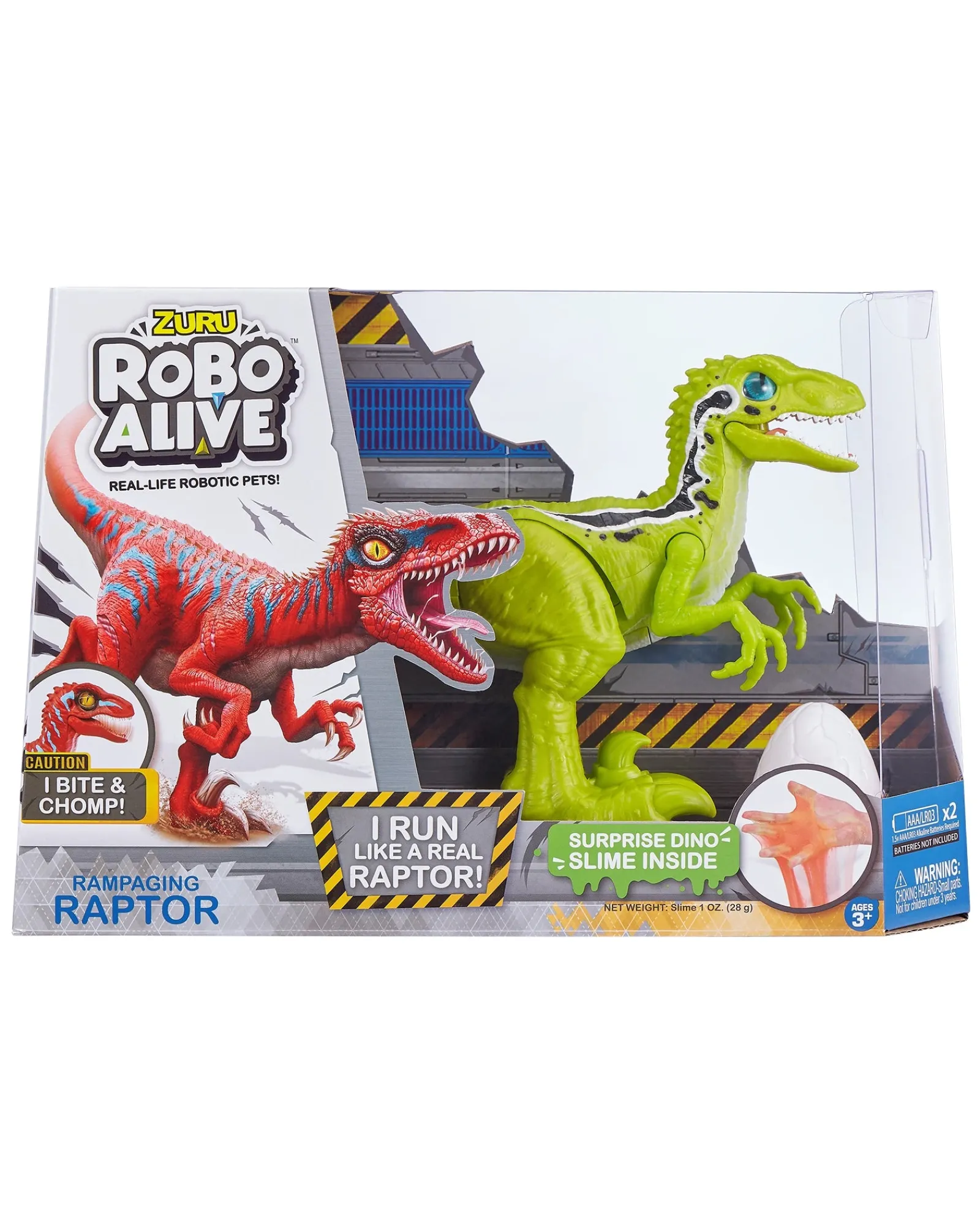 Robo Alive -Robotic Raptor With Slime Assorted Store