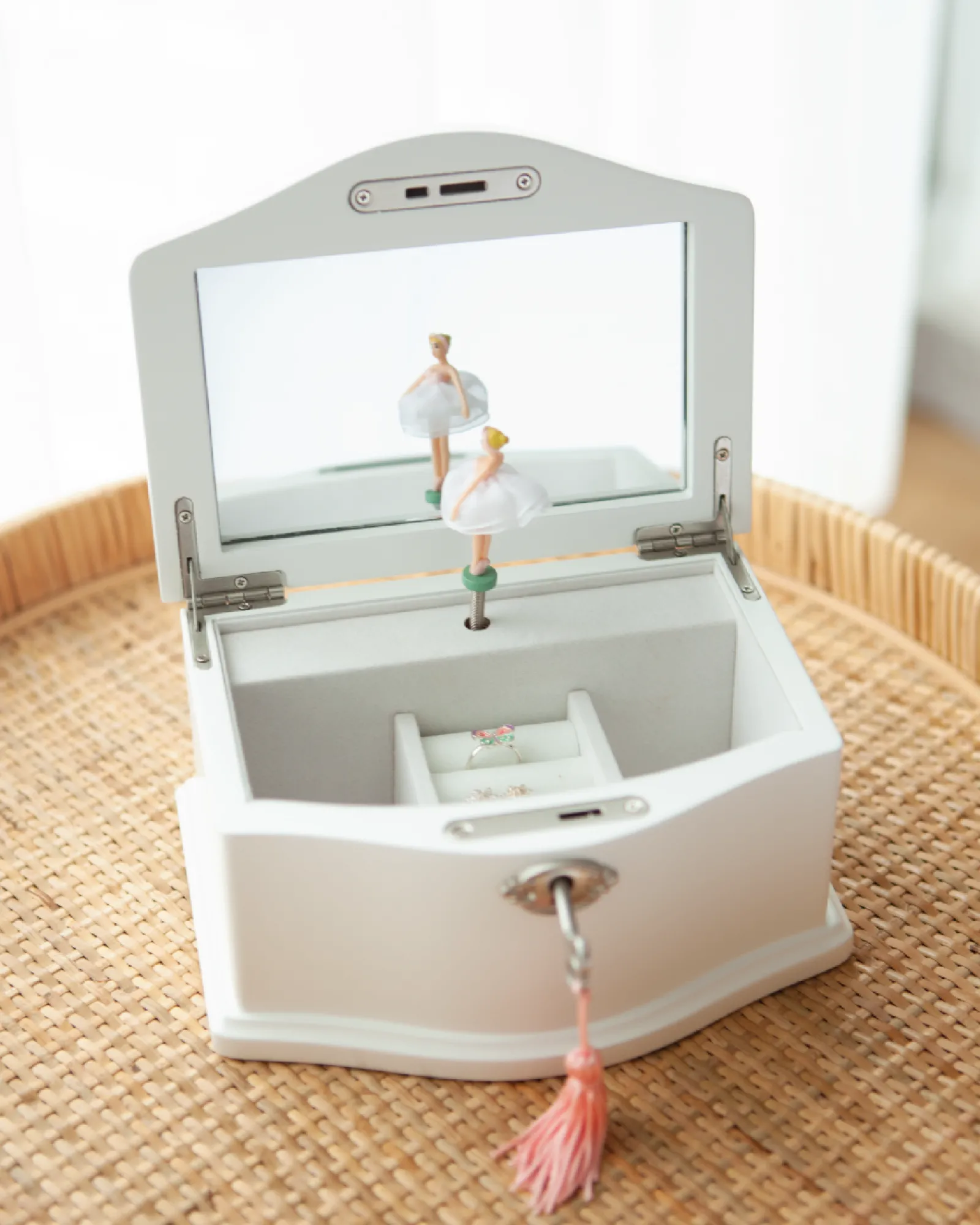 Saint Germaine Anna Deluxe Jewellery Box Medium White Flash Sale
