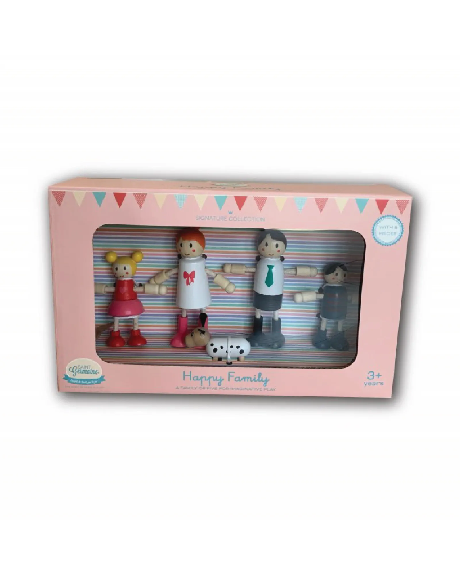 Saint Germaine Doll House Happy Family 5 Piece Cheap