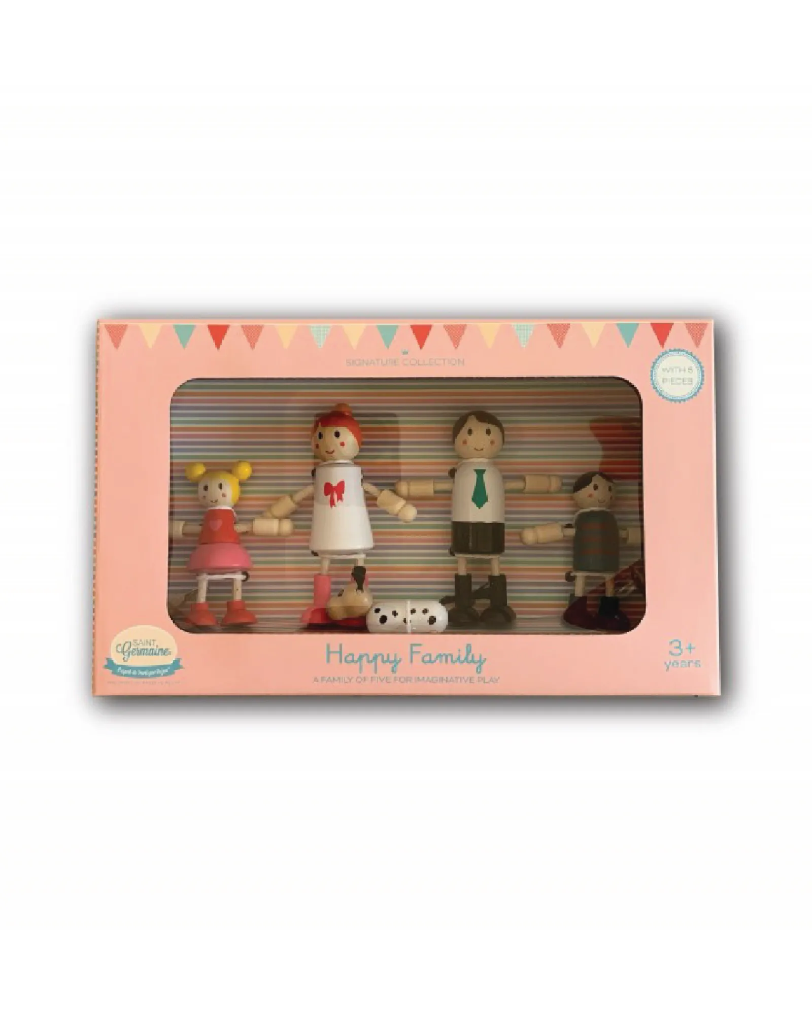 Saint Germaine Doll House Happy Family 5 Piece Cheap