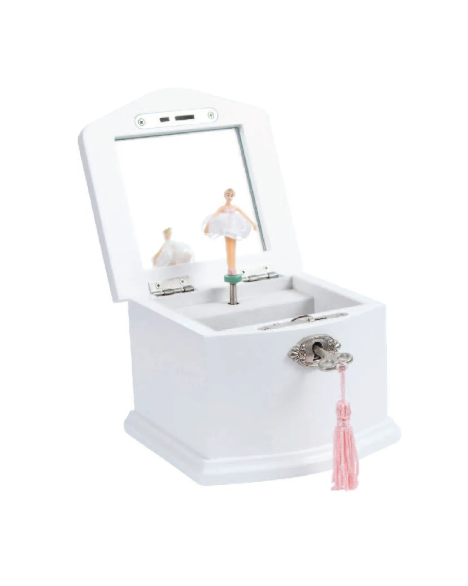 Saint Germaine Elsa Deluxe Jewellery Box Small White Hot