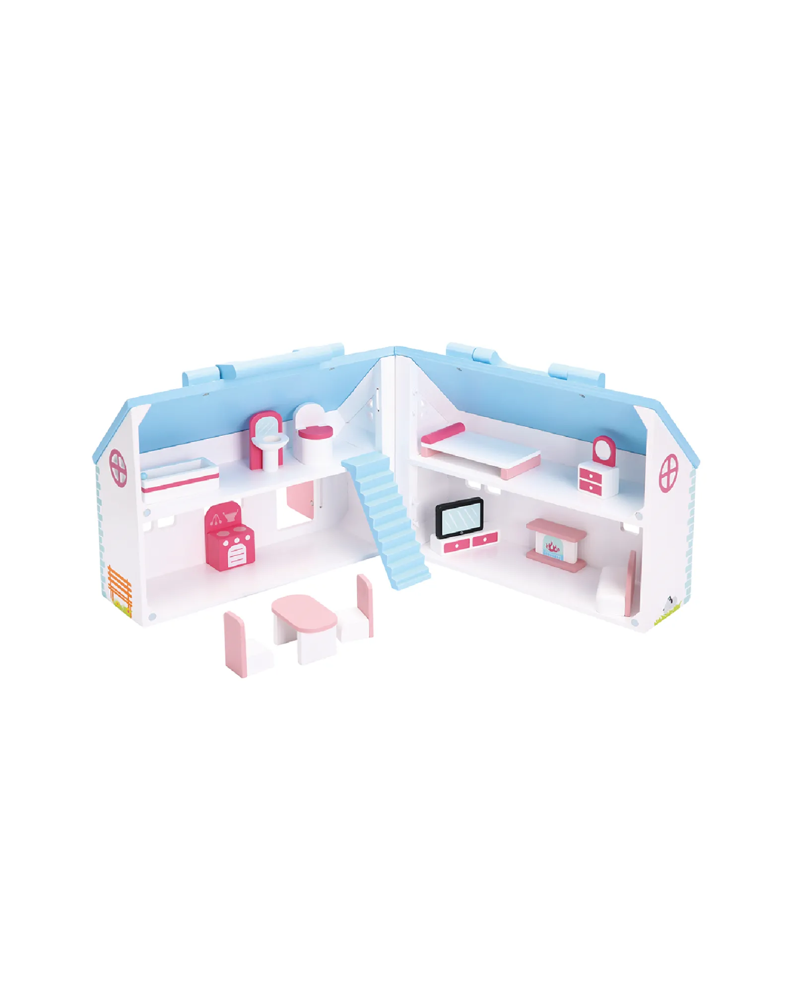 Saint Germaine Primrose Cottage Doll House With Furniture Best Sale