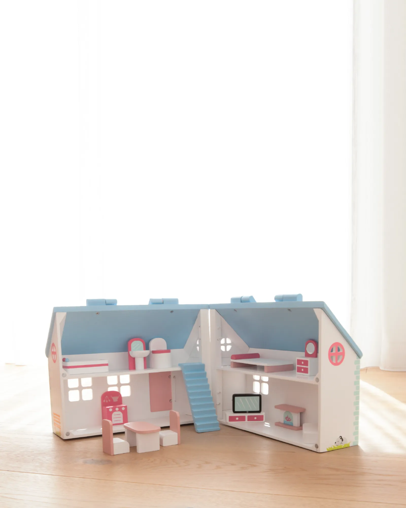 Saint Germaine Primrose Cottage Doll House With Furniture Store