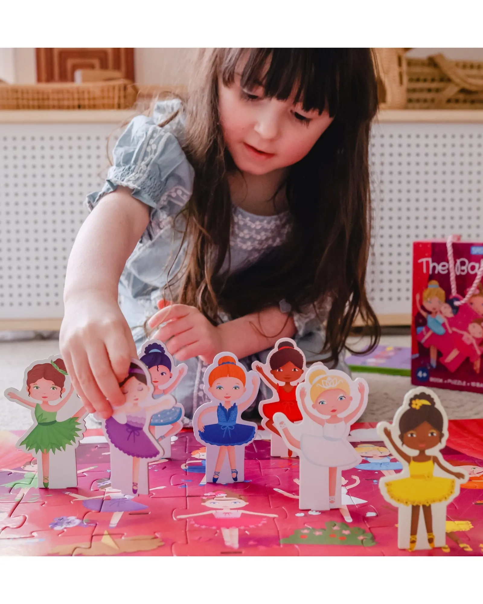 Sassi 3D Puzzle And Book Learn Colours Ballerinas Sale