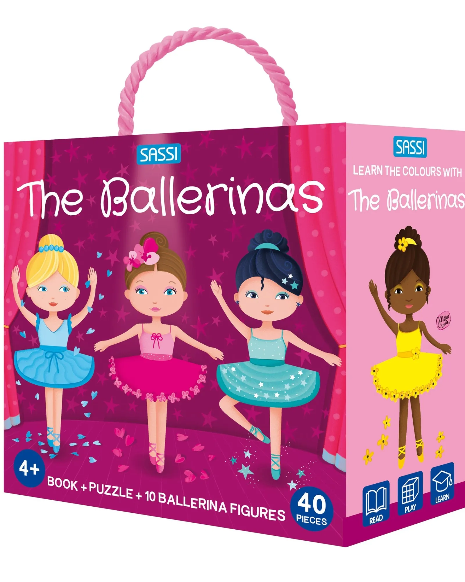 Sassi 3D Puzzle And Book Learn Colours Ballerinas Sale