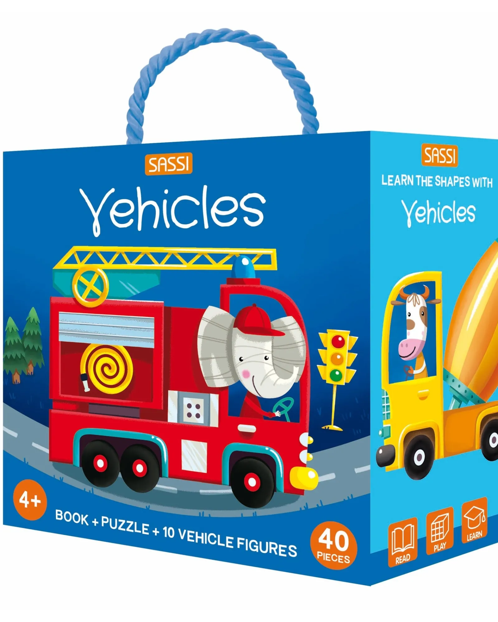 Sassi 3D Puzzle And Book Learn Colours Vehicles Online