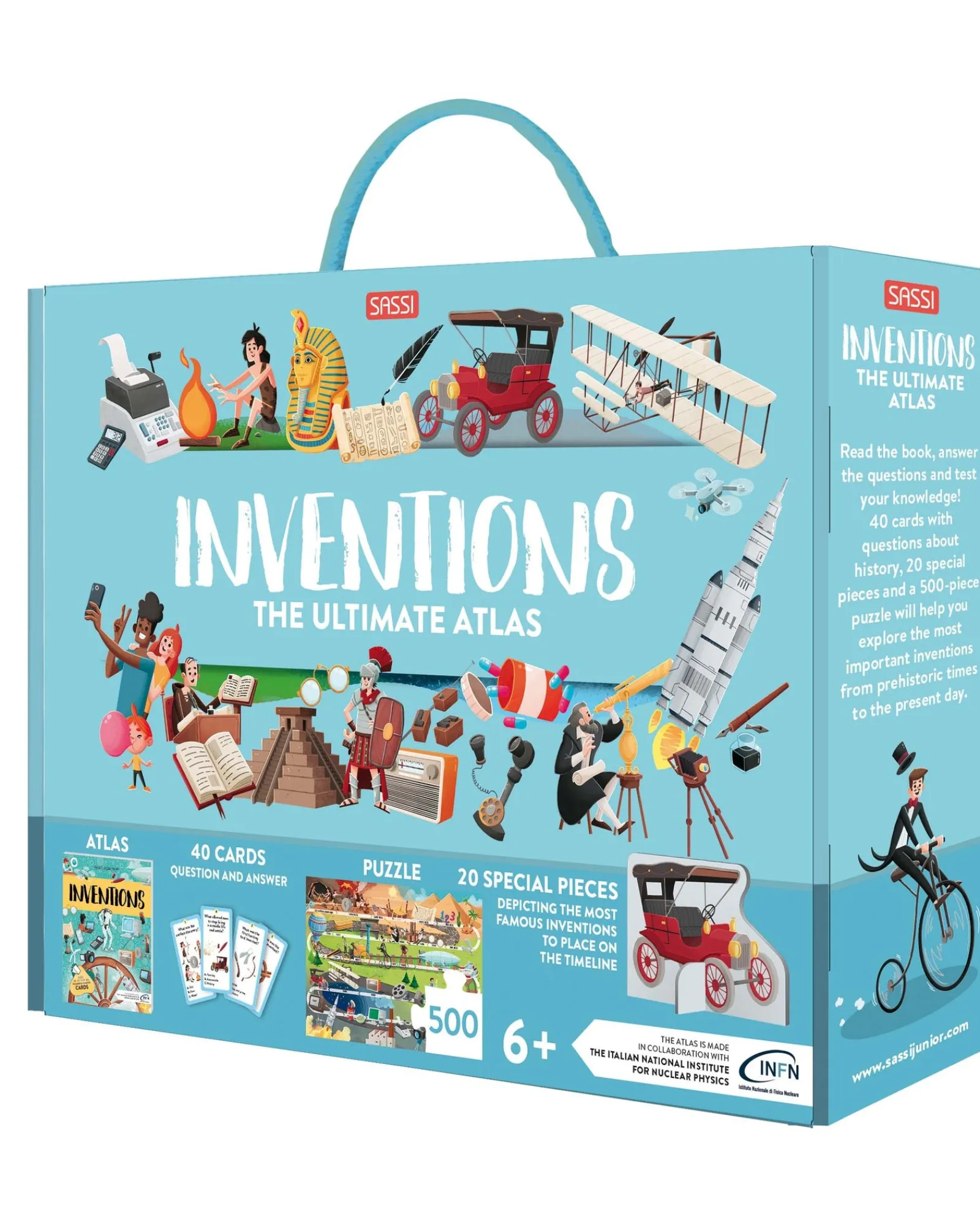 Sassi Inventions Ultimate Atlas Puzzle Book And Game Set Shop