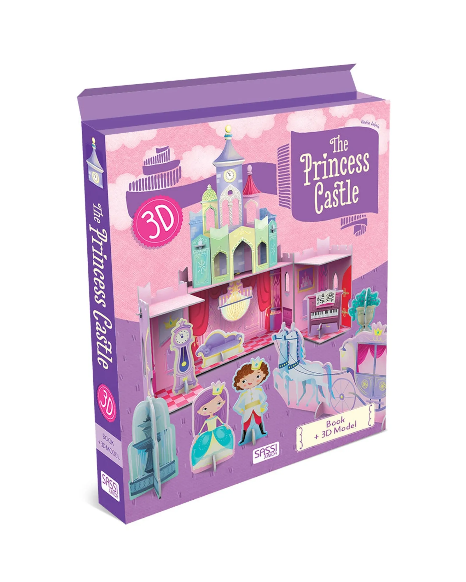 Sassi Jr 3D Princess Castle And Book Flash Sale