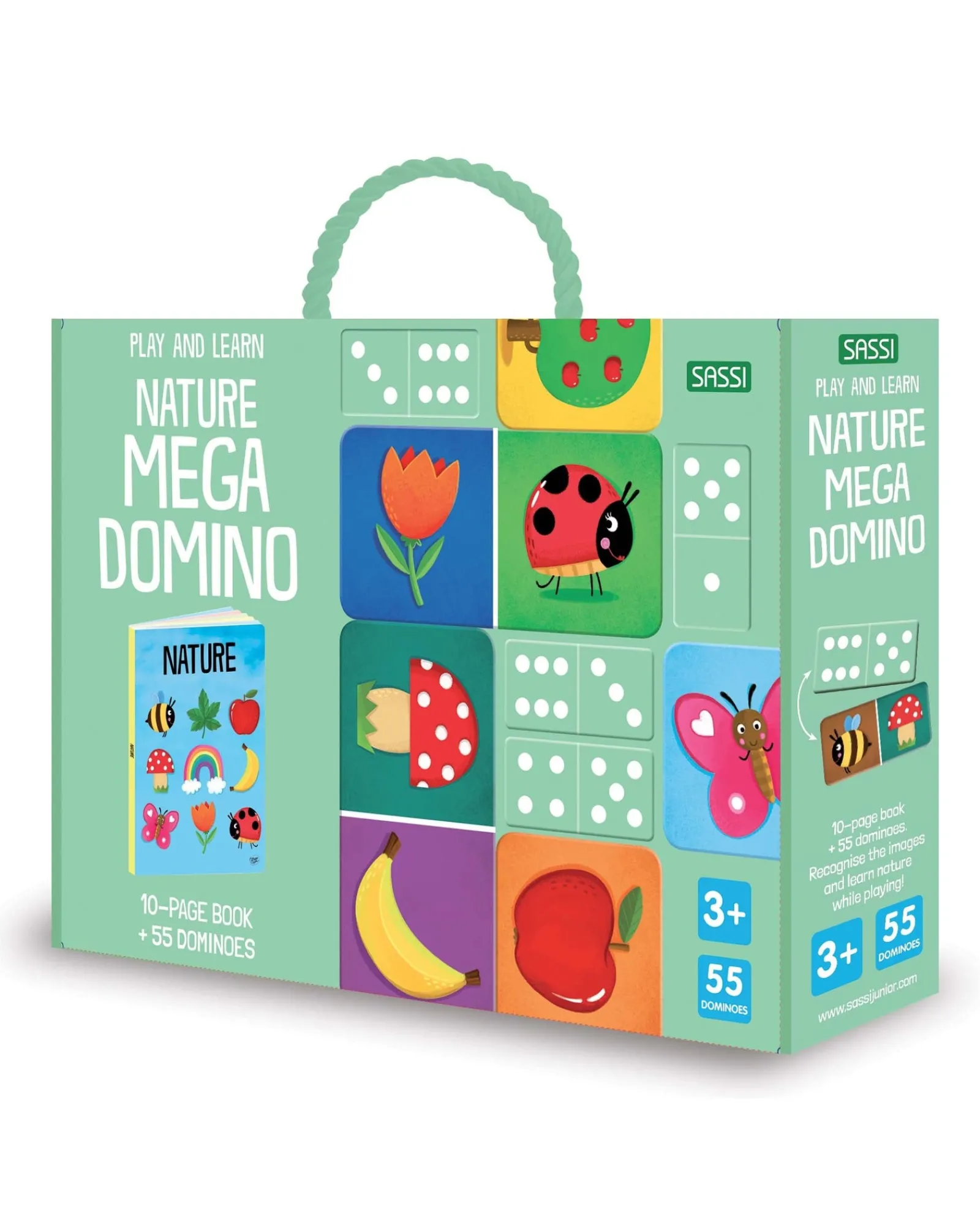Sassi Mega Domino And Book Set 55 Pcs Best Sale
