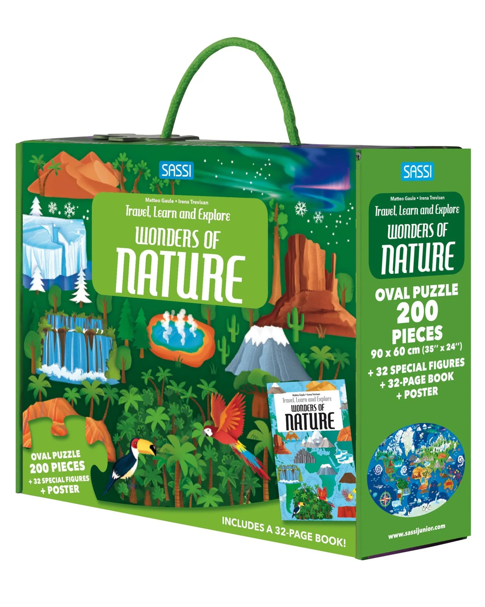 Sassi Travel Learn Explore Puzzle Book Set Wonders Of Nature Sale