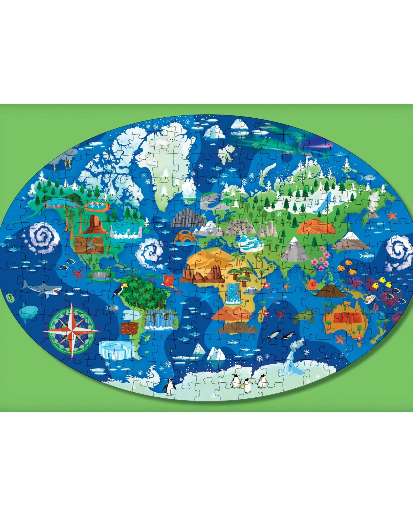 Sassi Travel Learn Explore Puzzle Book Set Wonders Of Nature Sale