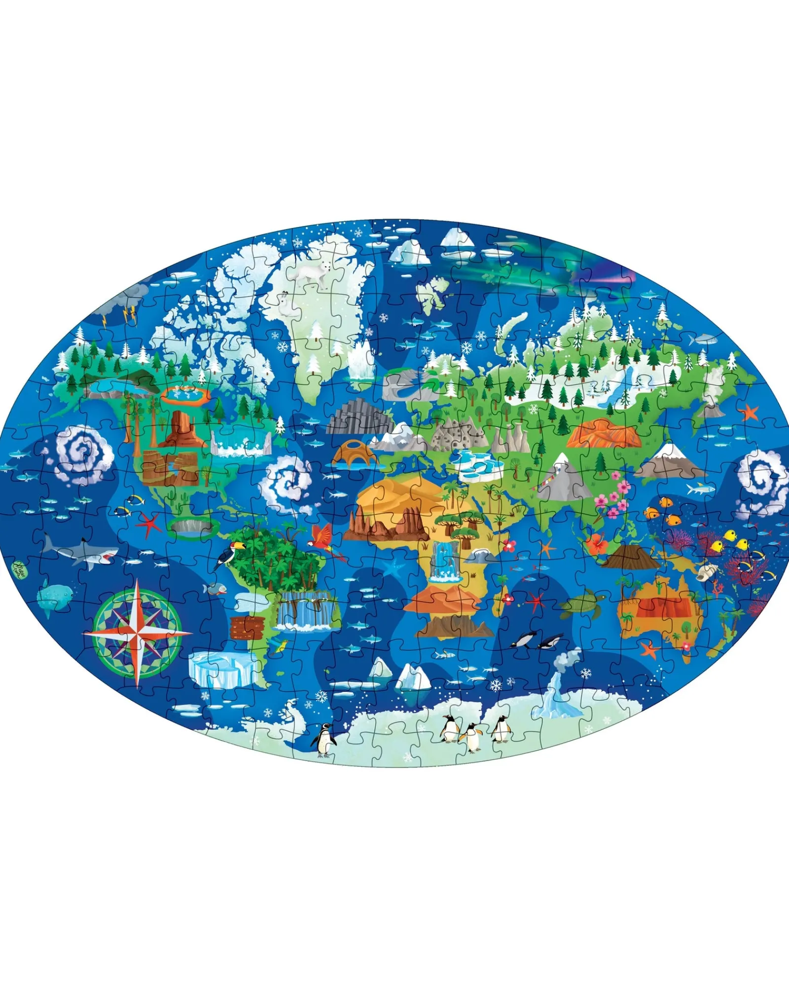Sassi Travel Learn Explore Puzzle Book Set Wonders Of Nature Sale