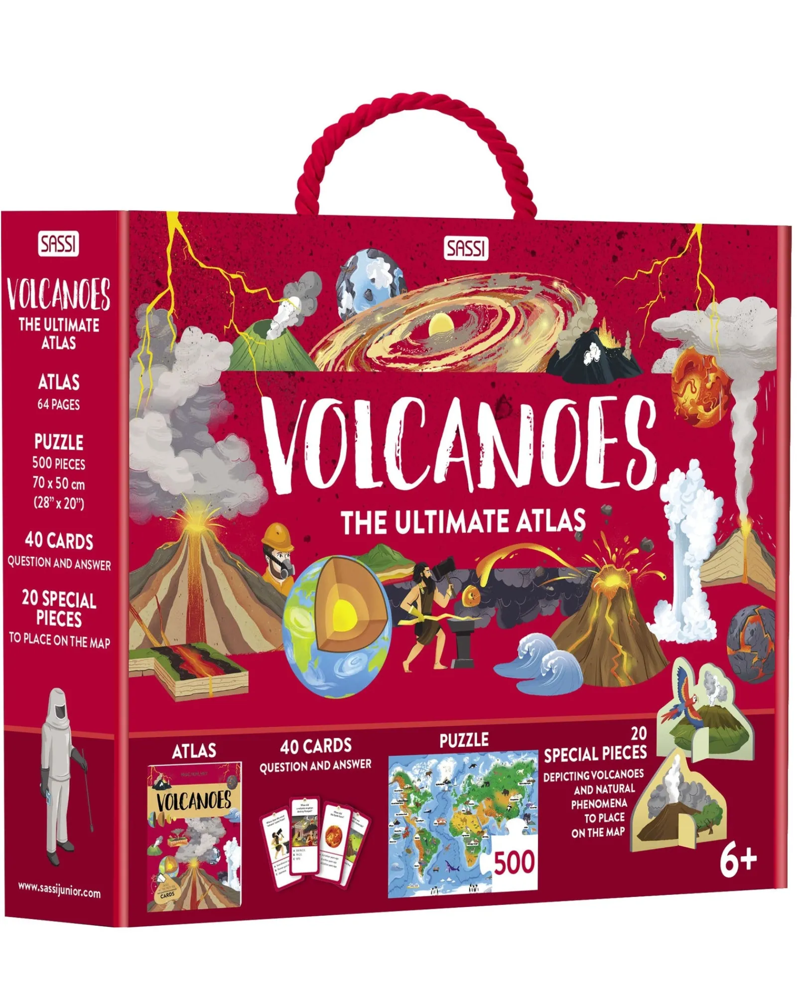 Sassi Volcanoes Ultimate Atlas 3D Models Book And Game Set Sale