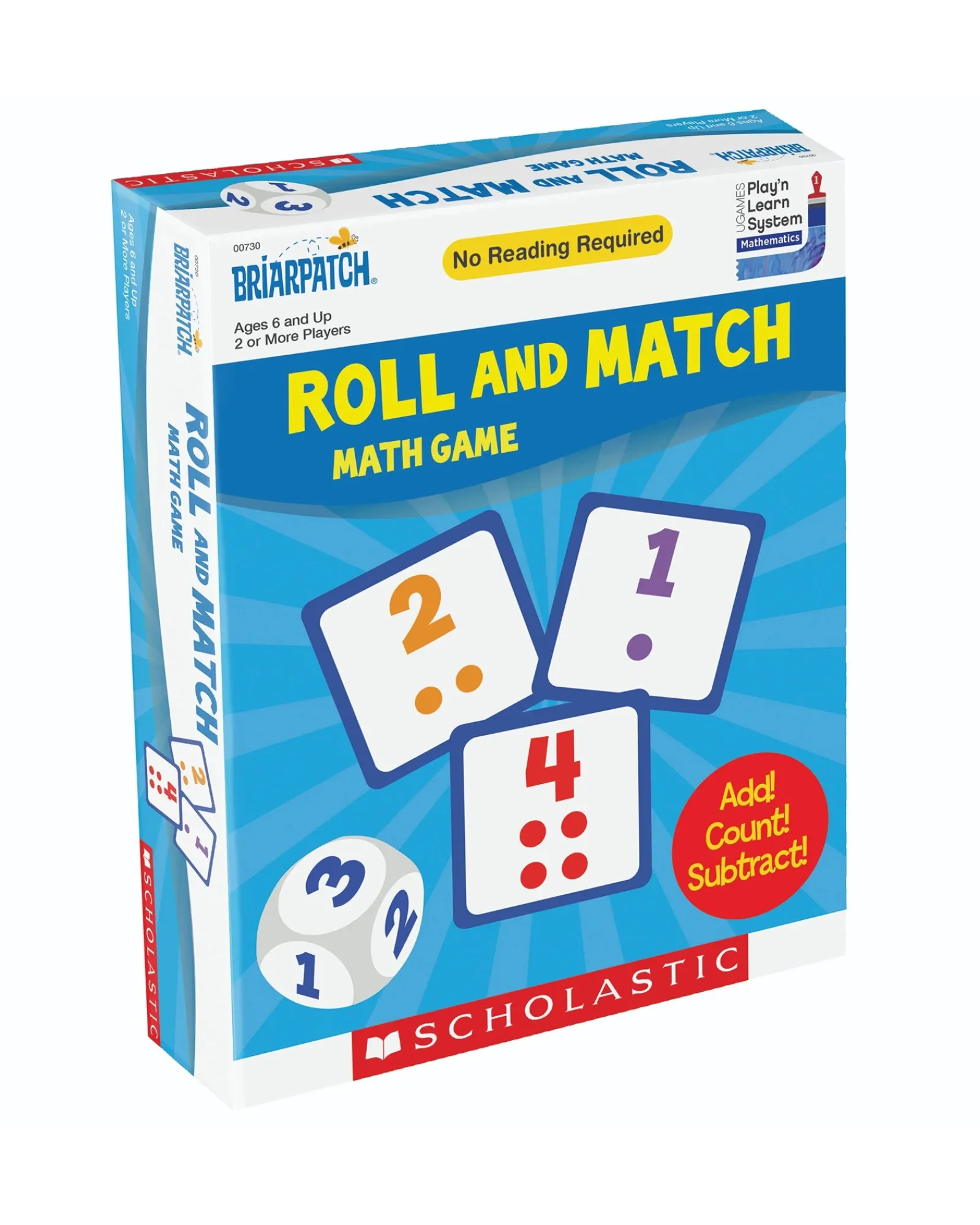 Scholastic Roll And Match Game New