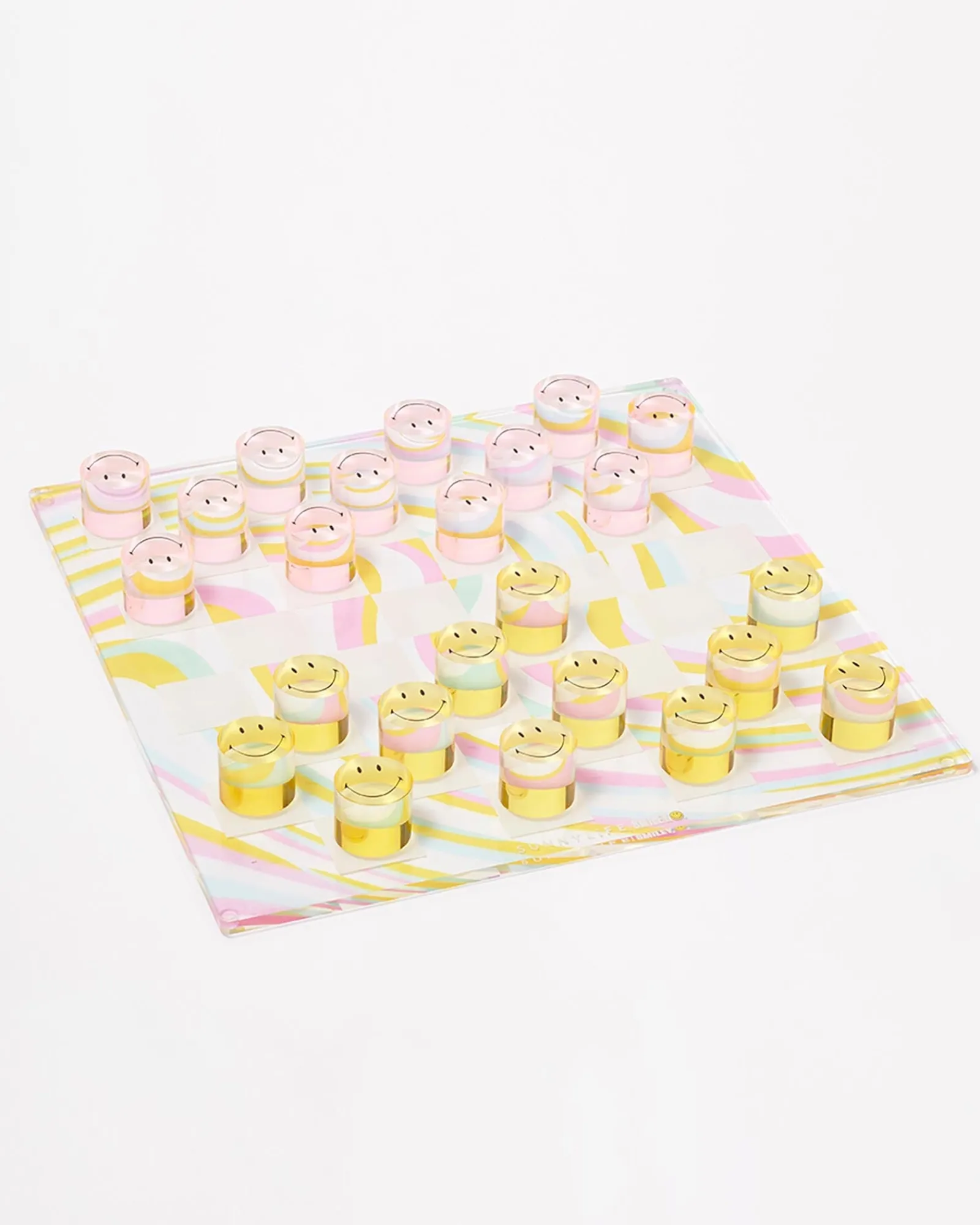 Sunnylife Smiley Lucite Checkers Sale