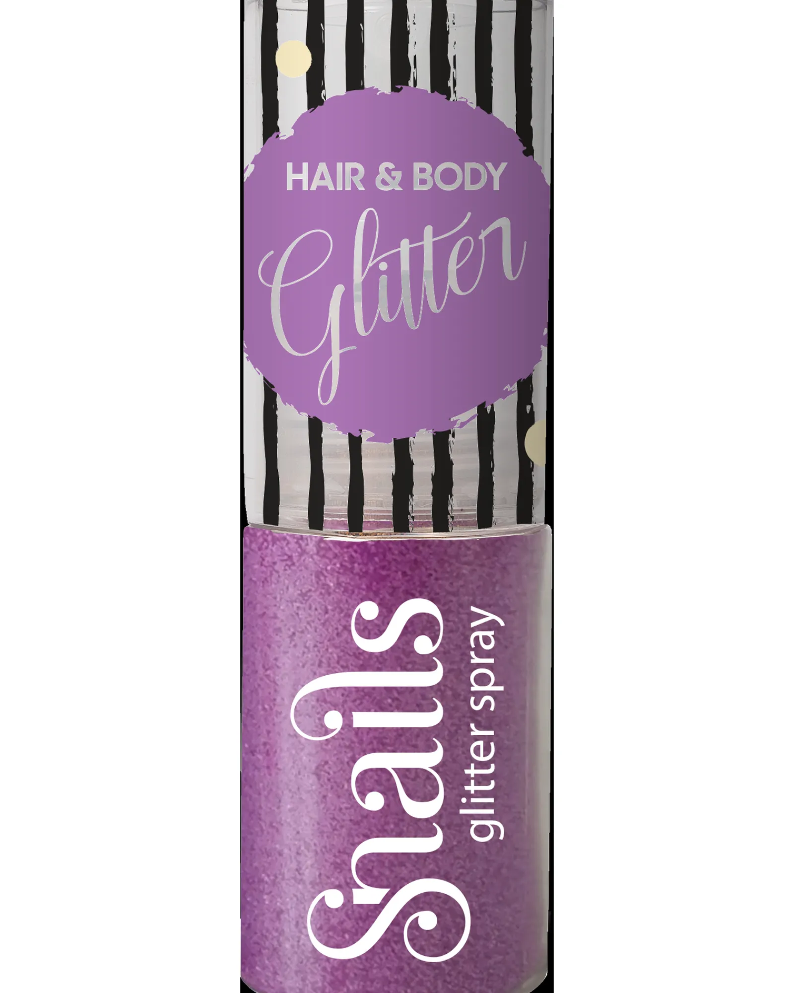 Snails Hair Body Body Glitter Purple New