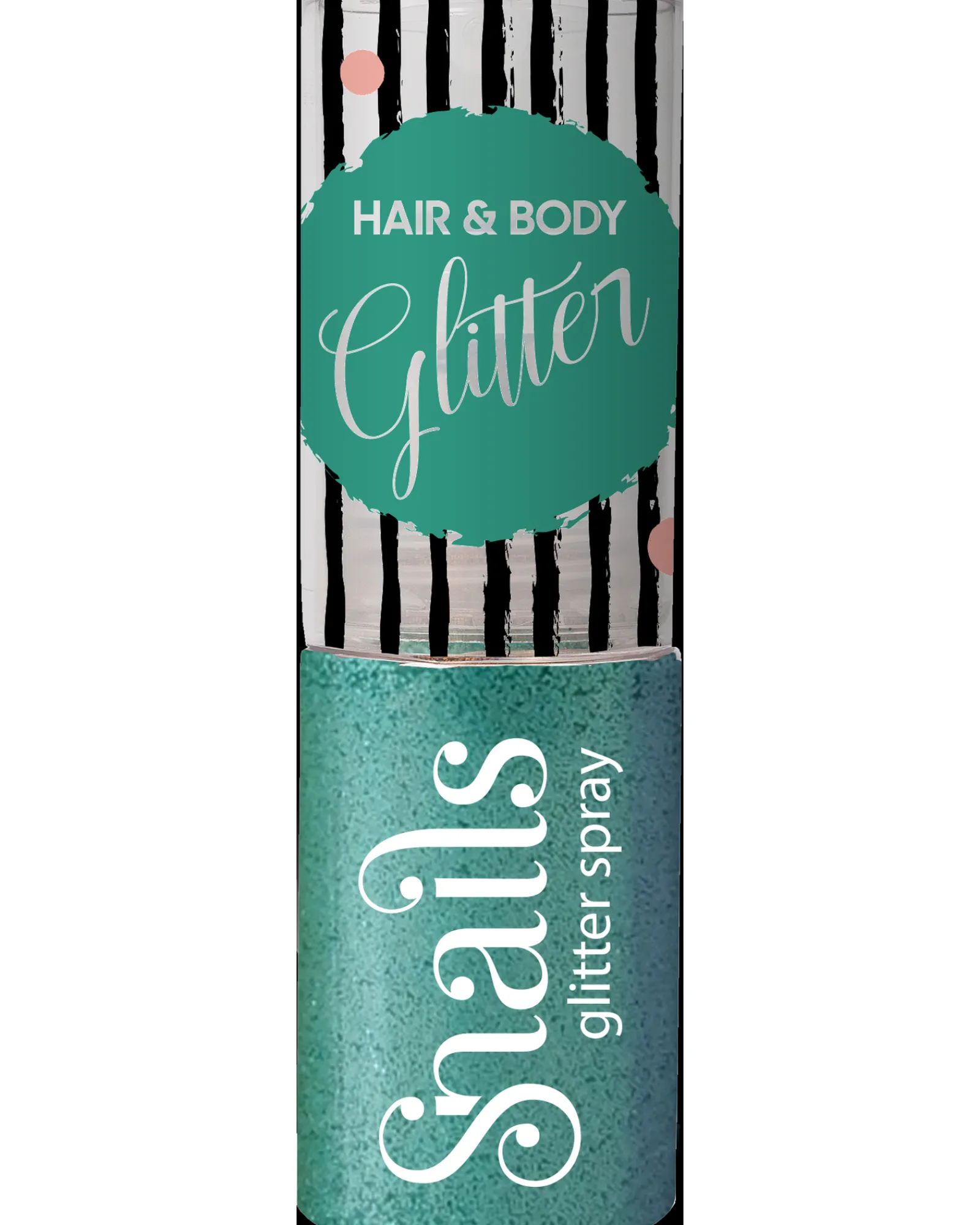 Snails Hair Body Glitter Turquoise Fashion