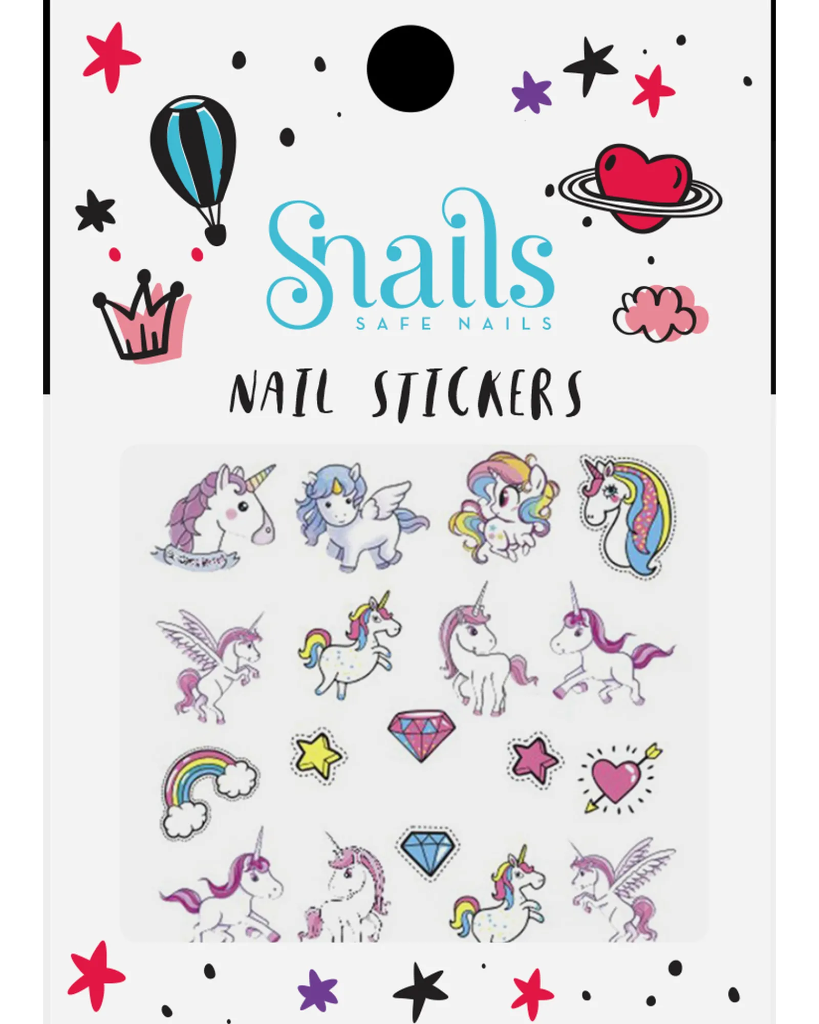 Snails Nail Stickers Unicorns Sale