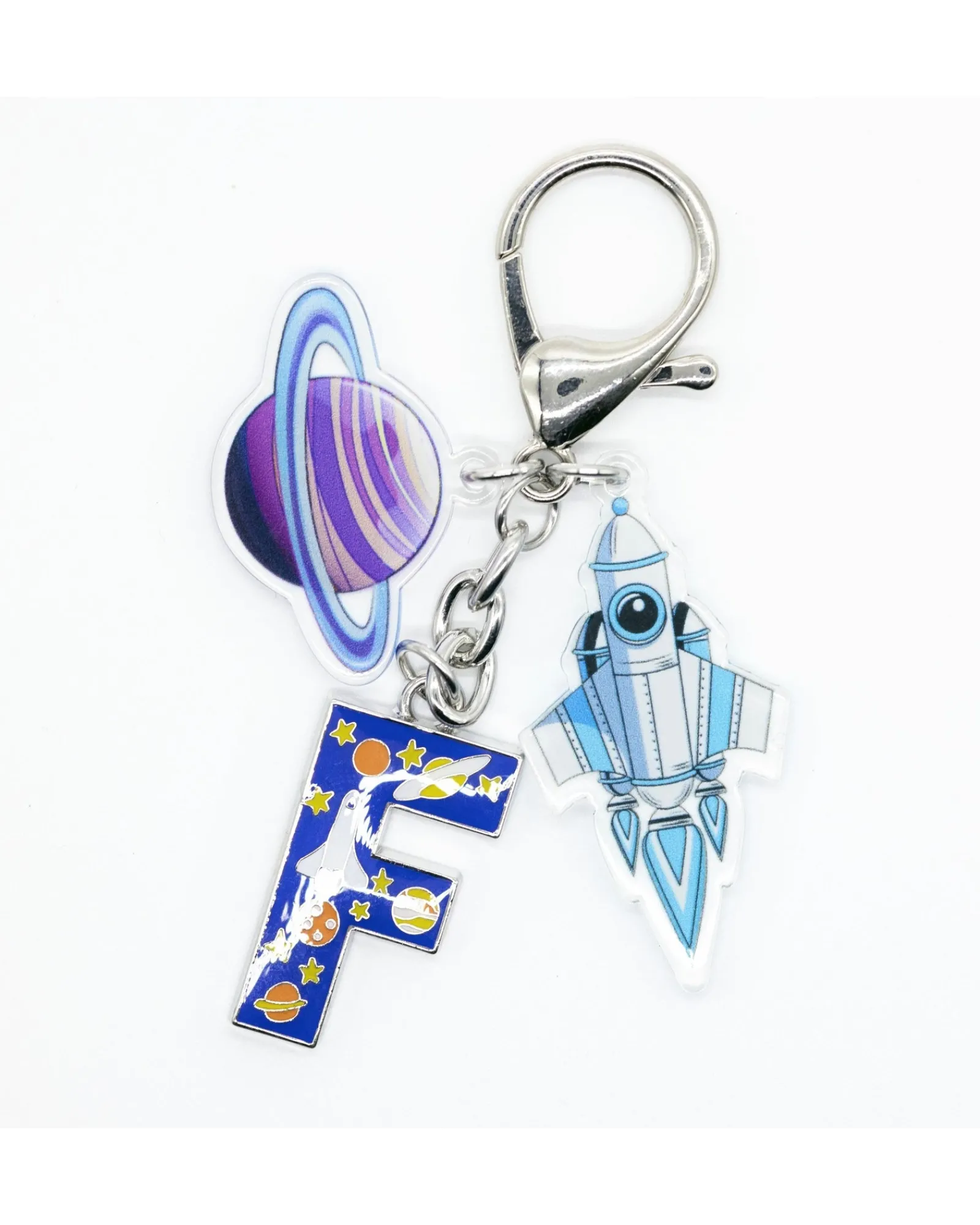 Gift Junction Space Keyring F Hot