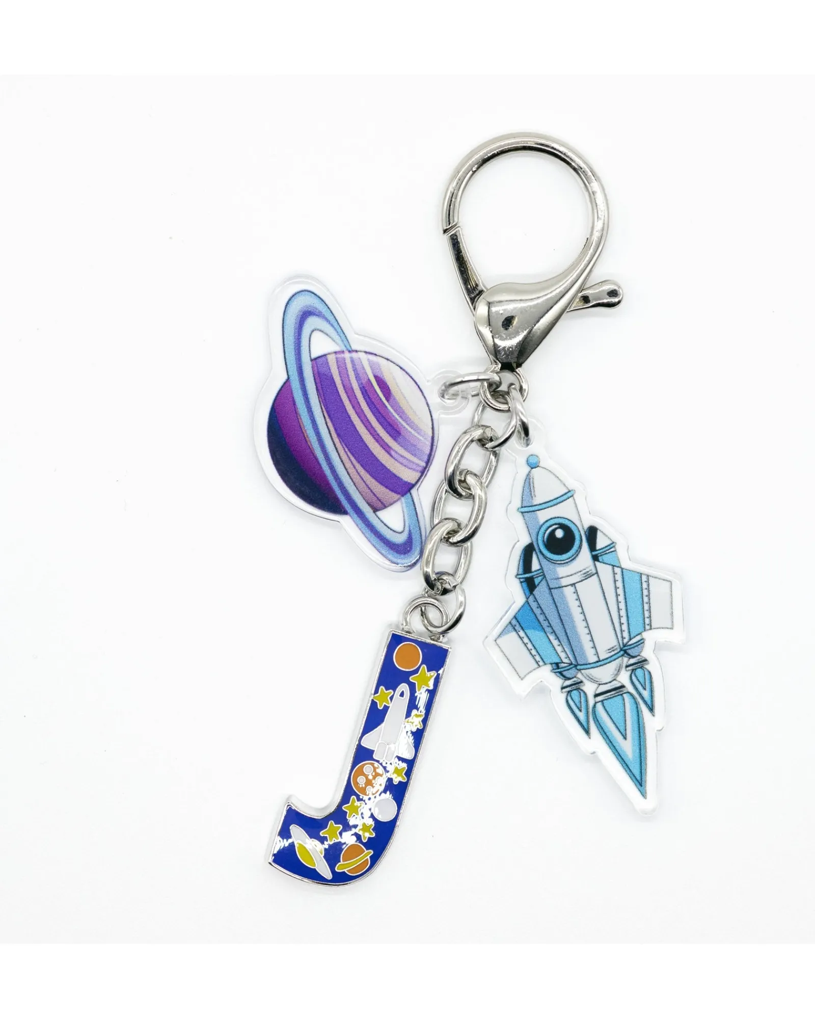 Gift Junction Space Keyring J Outlet
