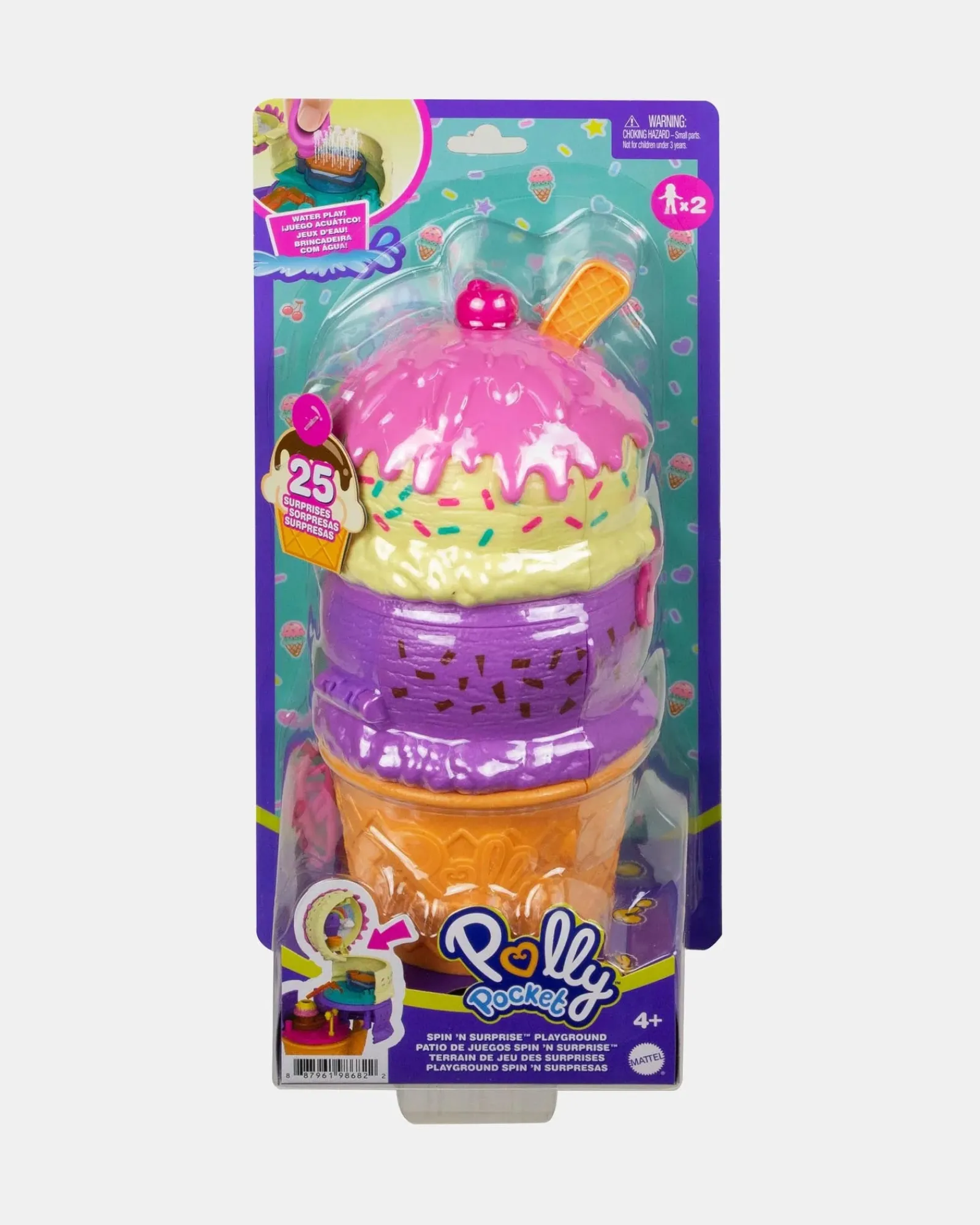 Polly Pocket Spin N Surprise Compact Playset New