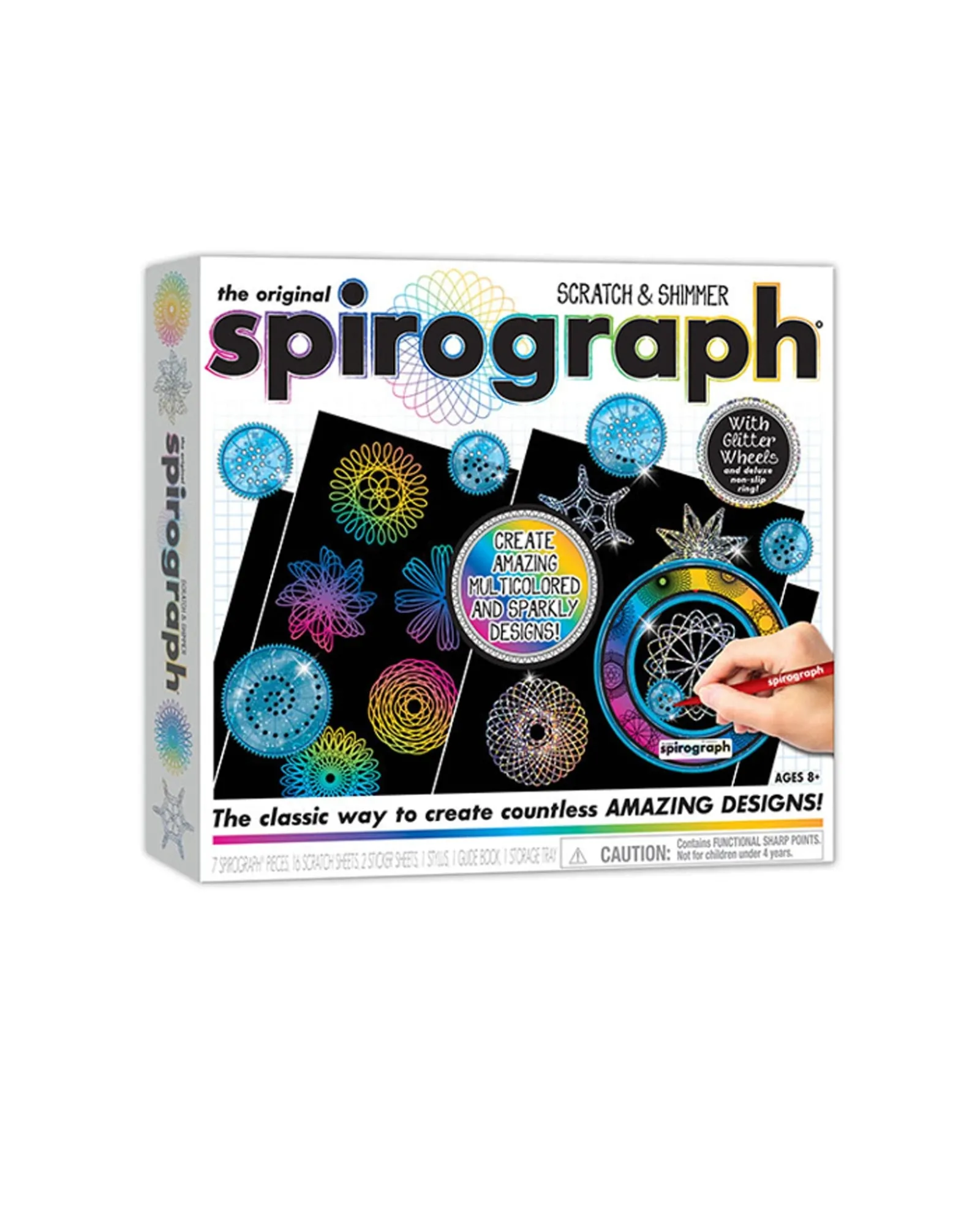 Spirograph Shimmer And Scratch New