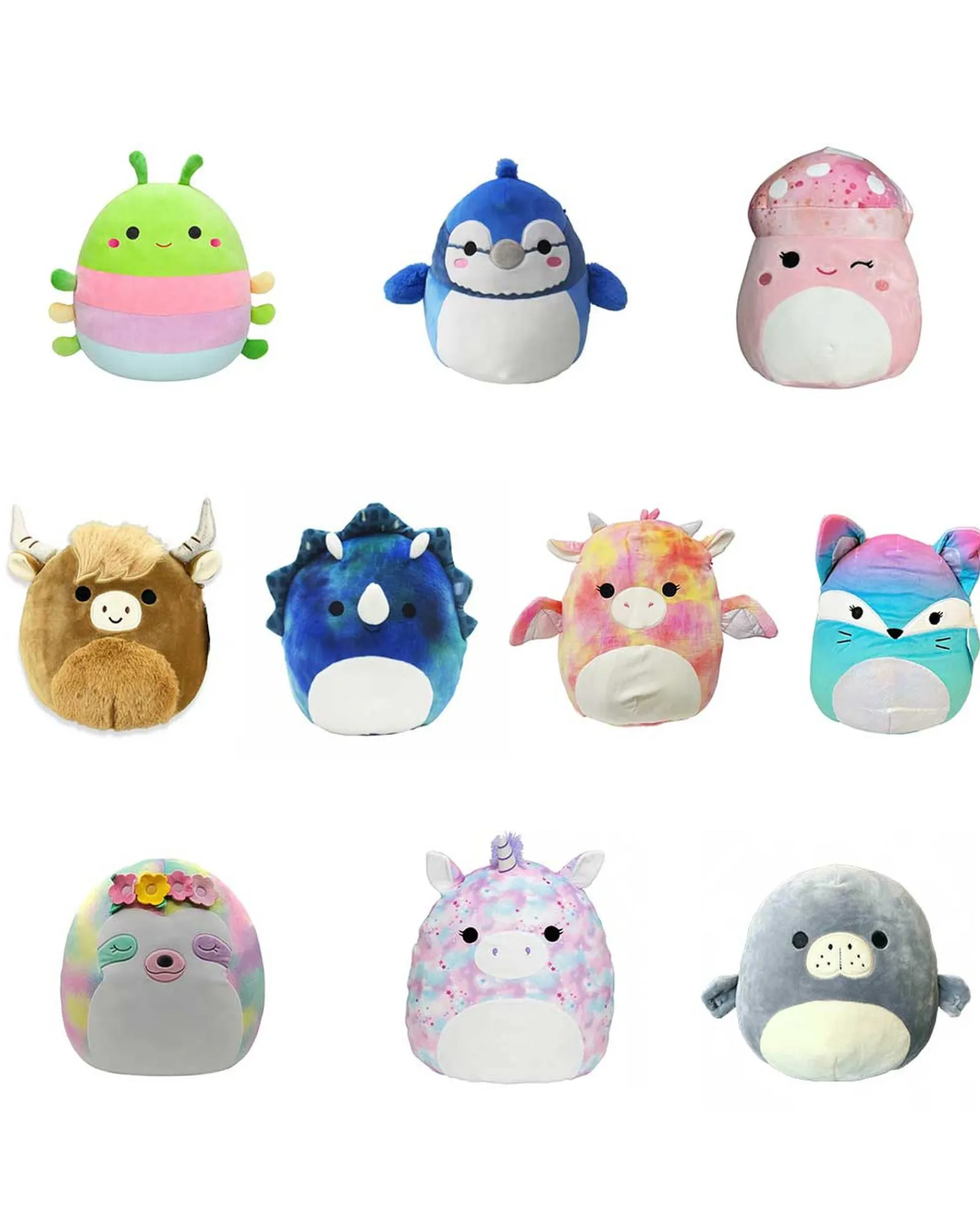 Squishmallows 8 Inch Logo Decal 10 Asst Sale