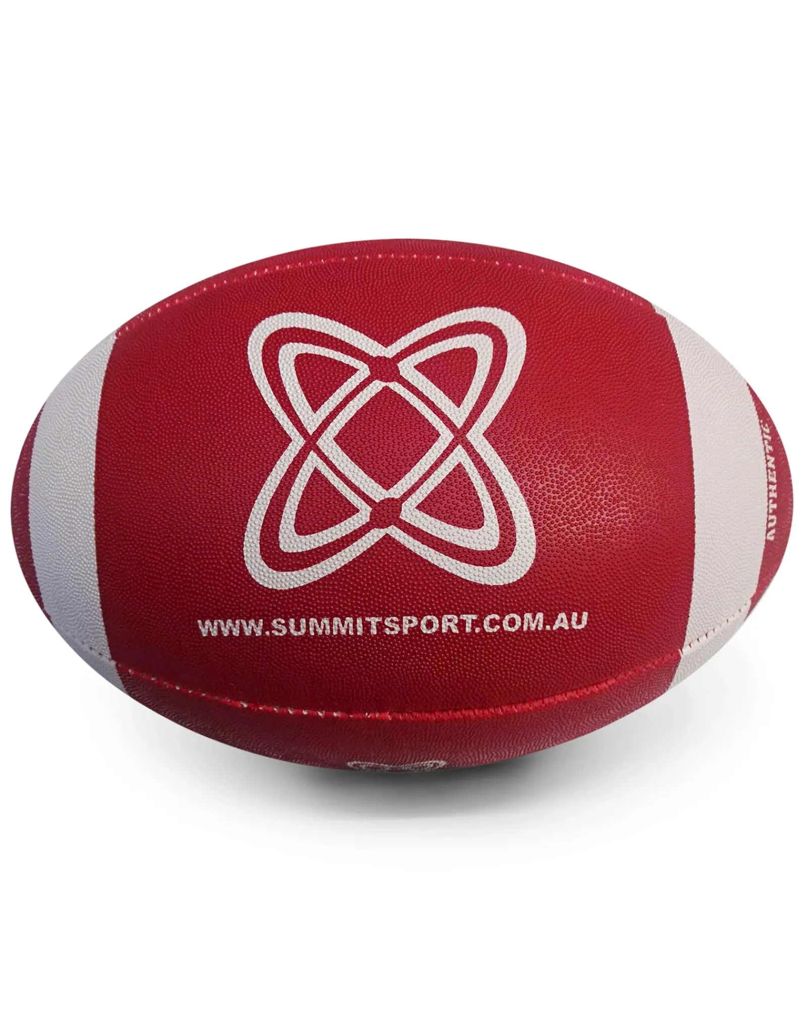 Summit Retro Rugby Ball Maroon Grey Size 3 Shop