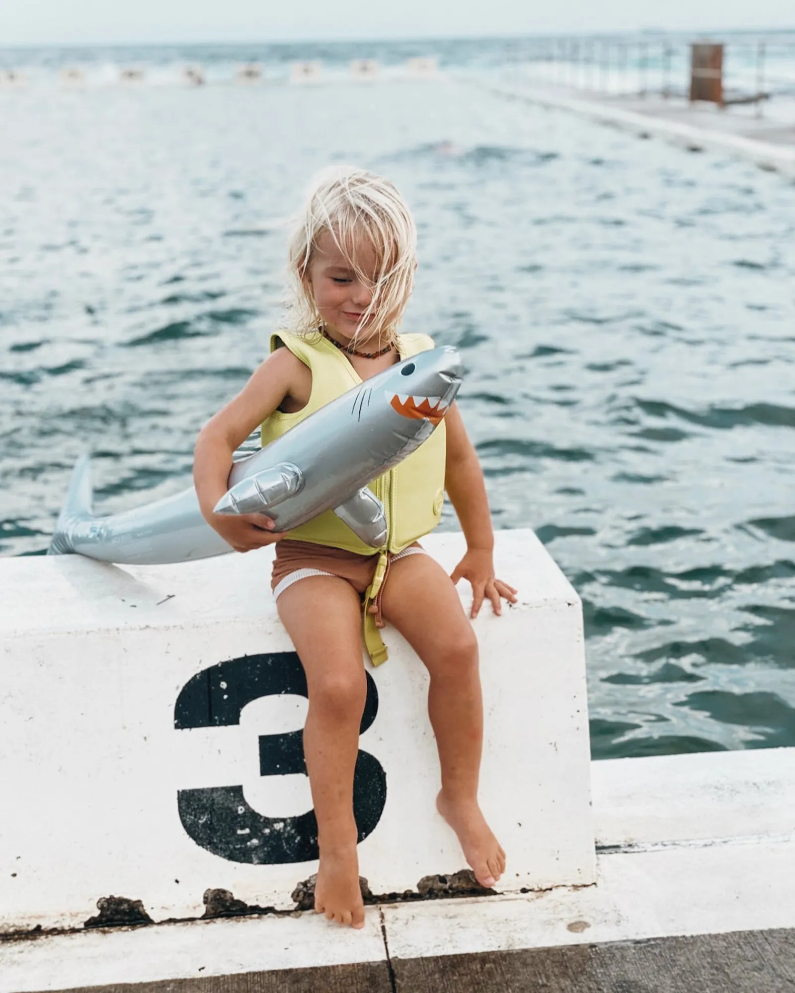 Sunnylife Inflatable Buddy Shark Silver Sale