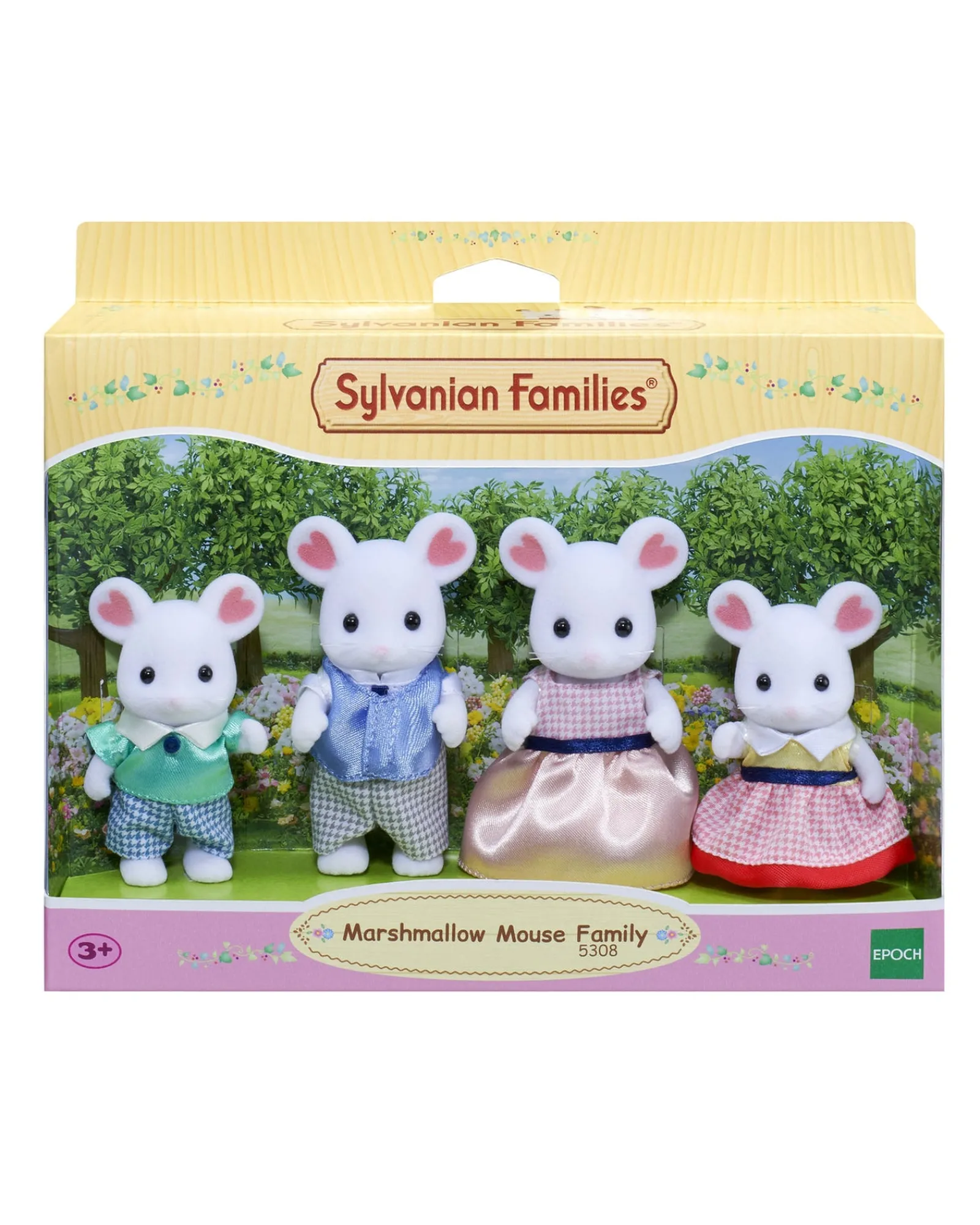 Sylvanian Families Marshmallow Mouse Family Hot